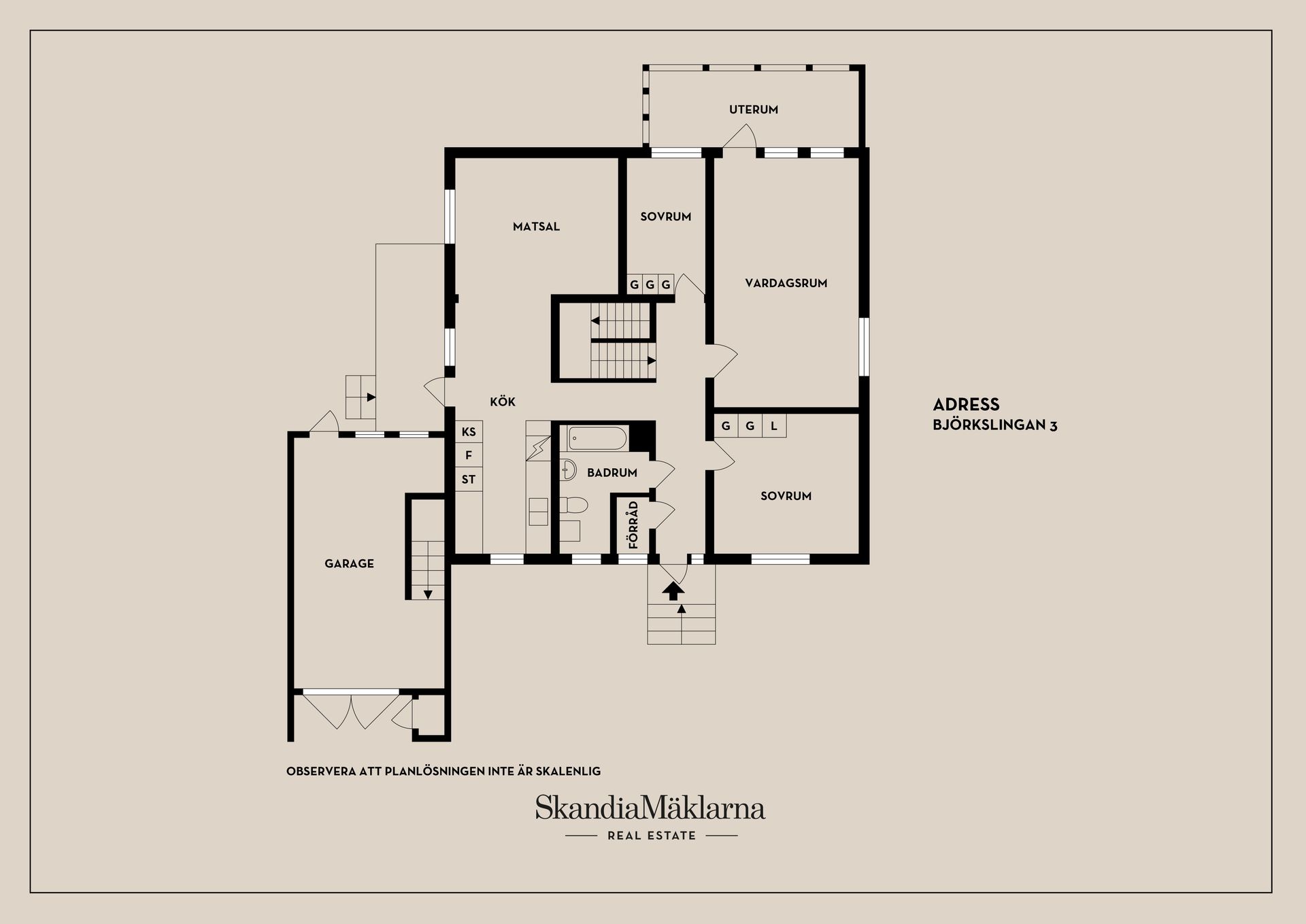 Villa, Björkslingan 3, Vrena, Nyköping