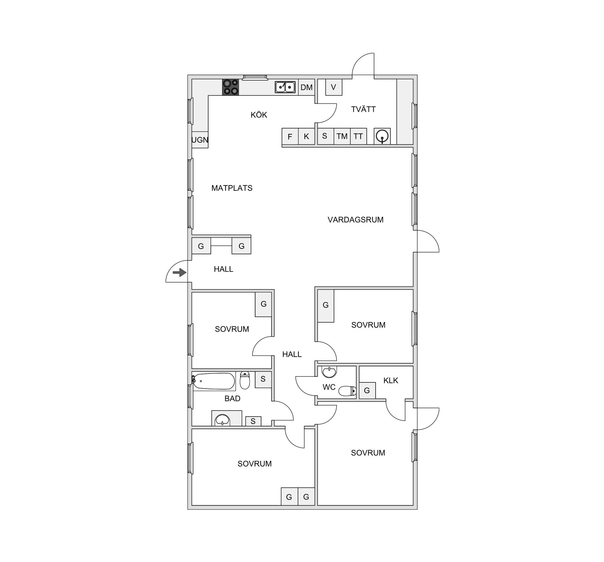 Villa, Bygärdets väg 22, Kungsbacka