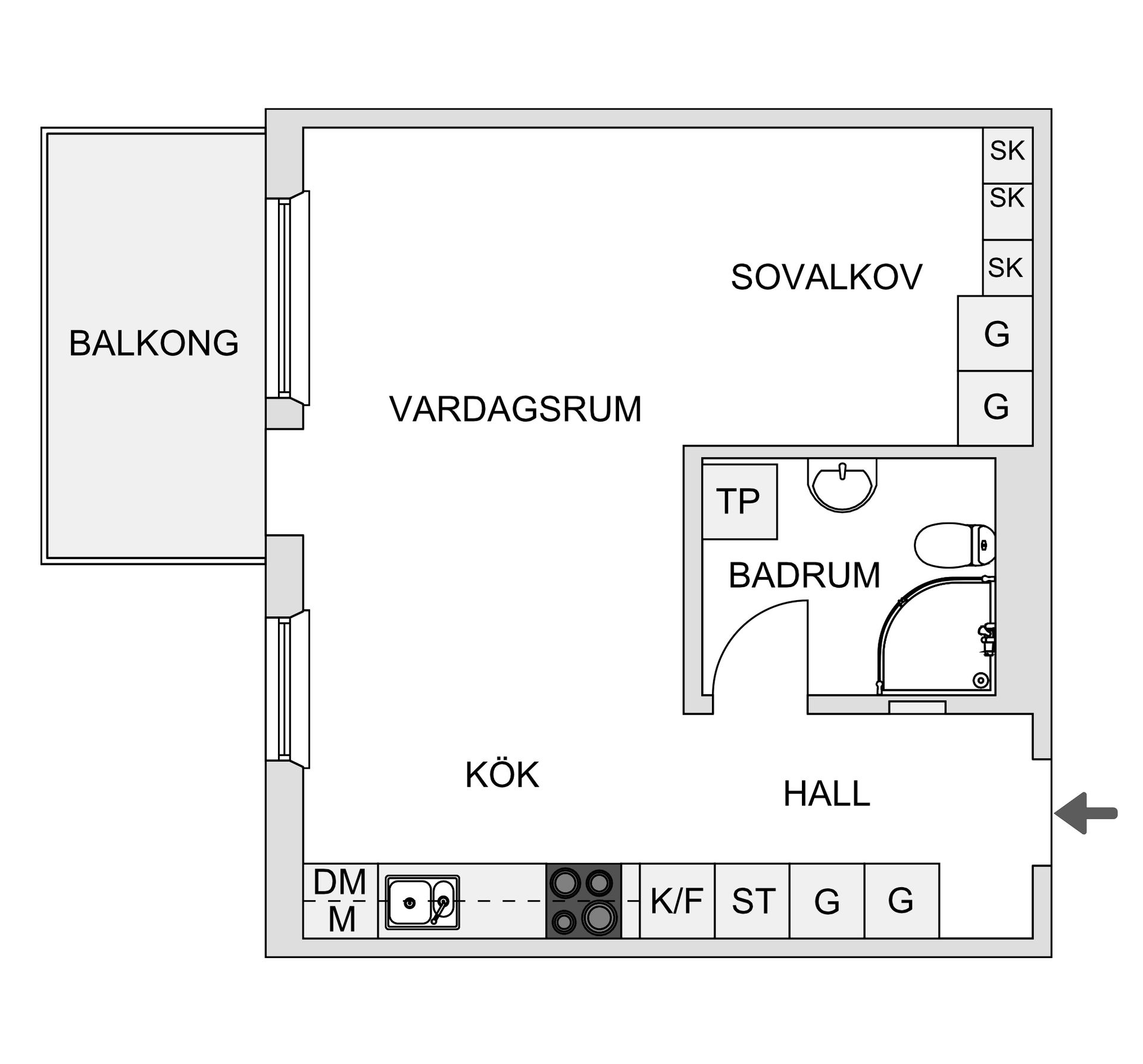 Bostadsrätt, Kvillegatan 1, Centrala Hisingen Porslinsfabriken, Göteborg
