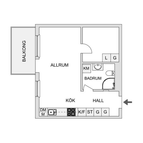 Bostadsrätt, Kvillegatan 1, Centrala Hisingen Porslinsfabriken, Göteborg