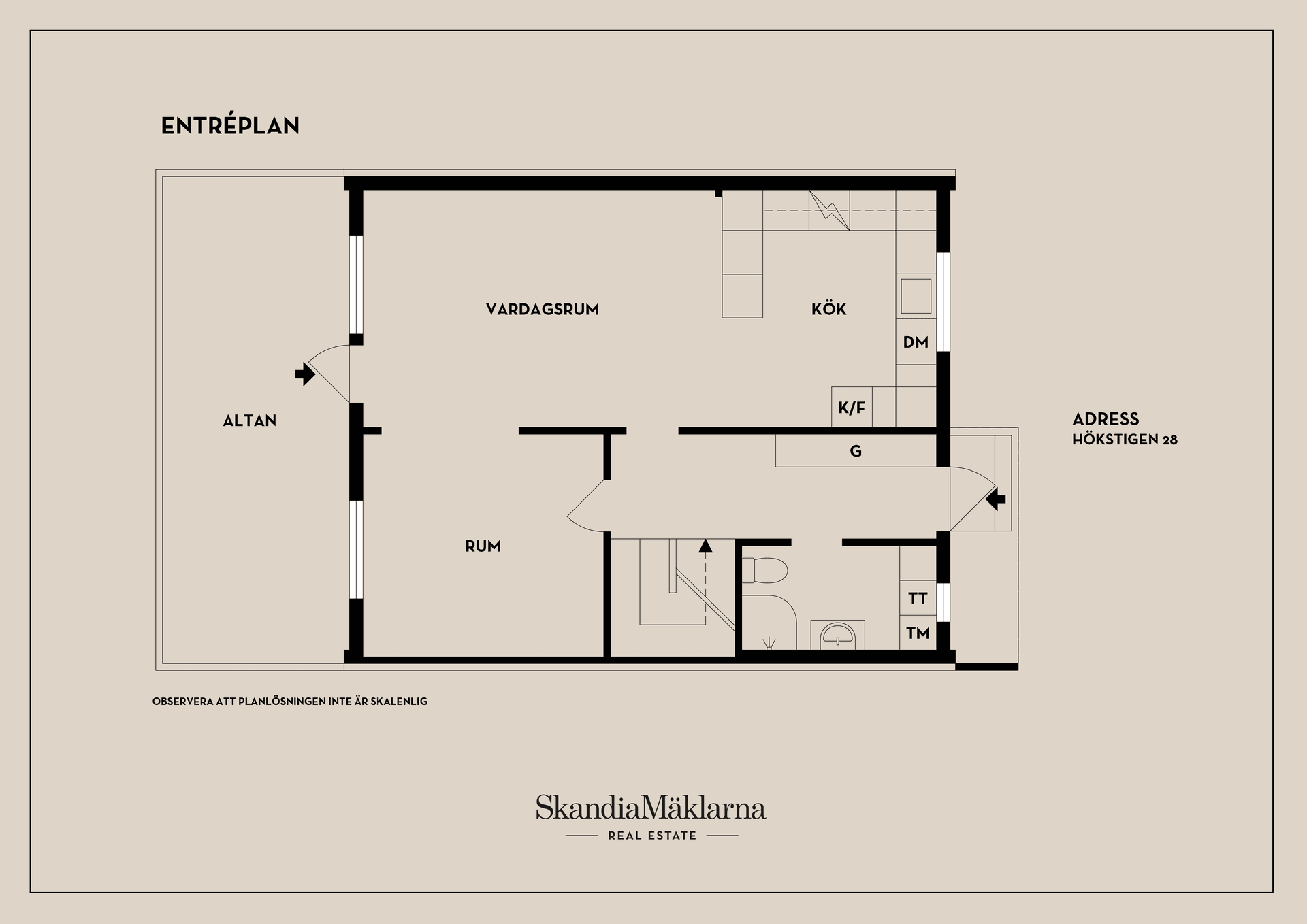 Radhus, Hökstigen 28, Salem