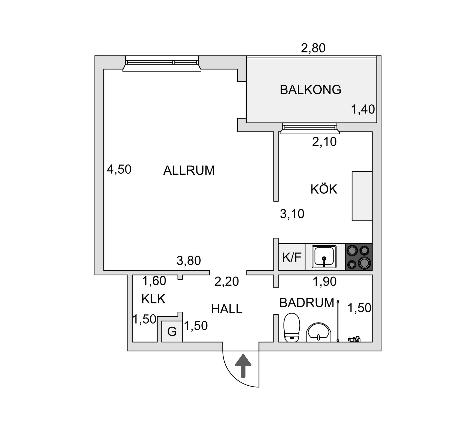 Bostadsrätt, Källängsvägen 17, Näset, Lidingö