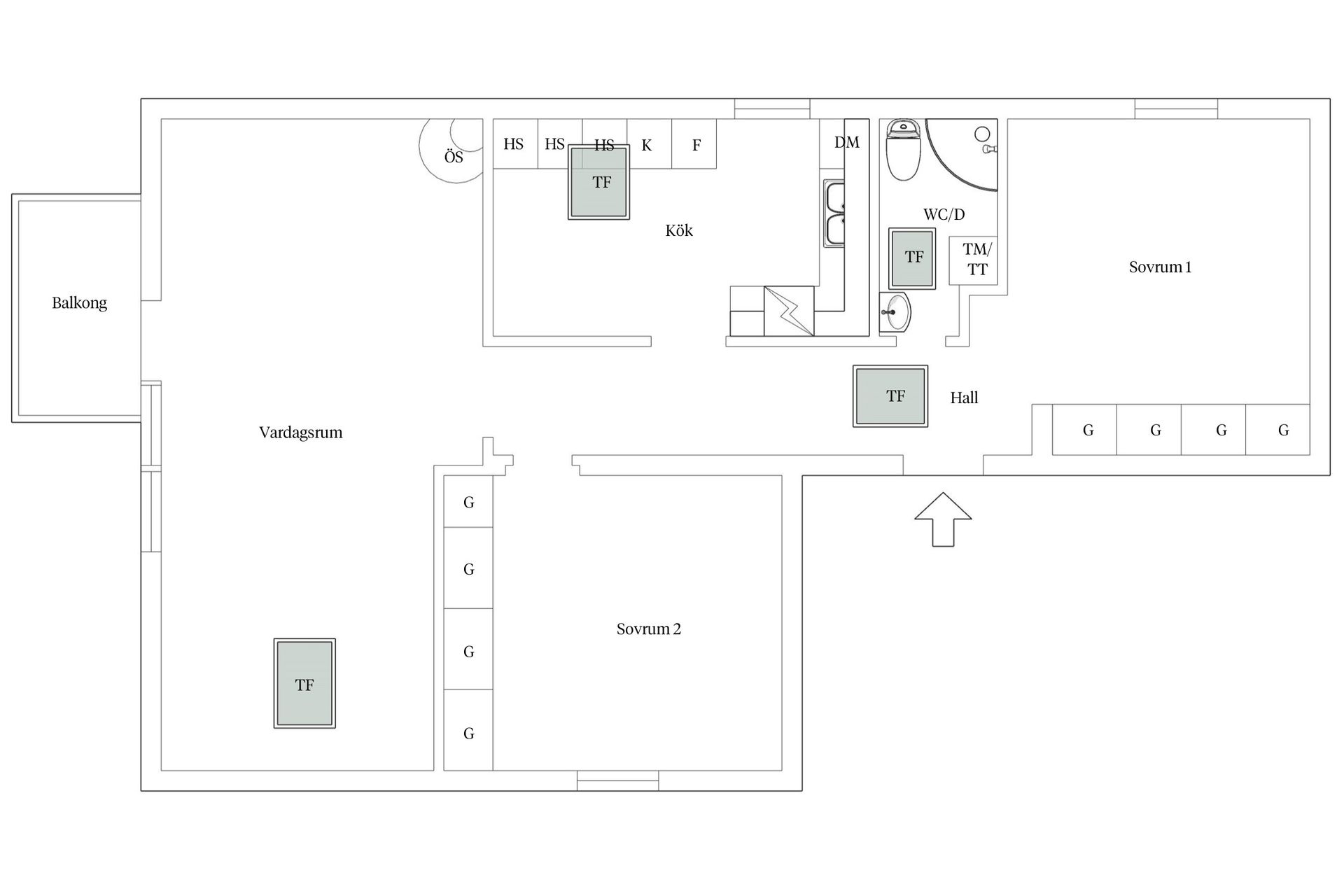 Bostadsrätt, Barnhemsgatan 26, Sjöbo, Borås