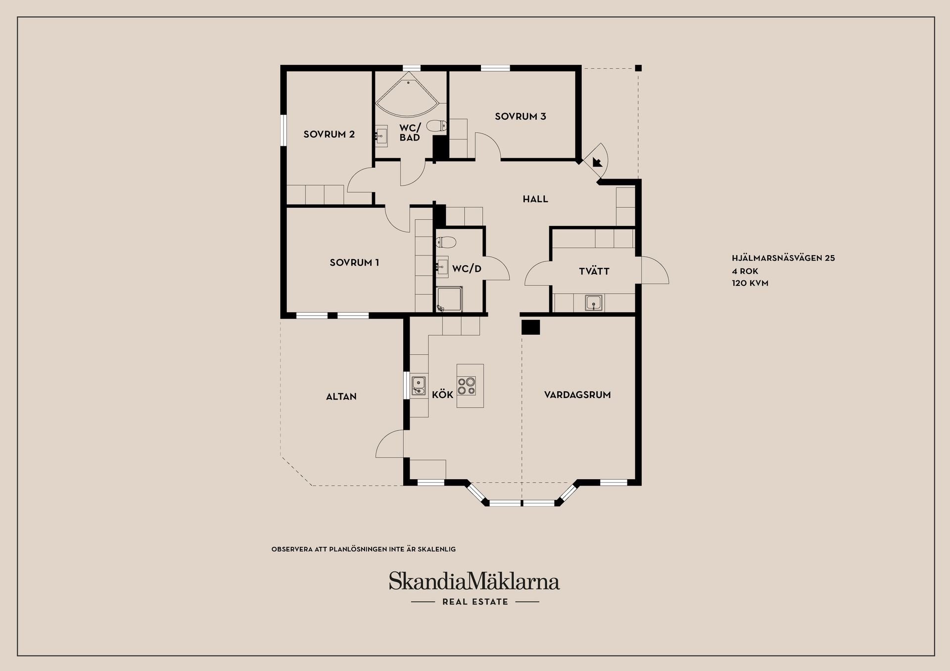 Villa, Hjälmarsnäsvägen 25, Hjälmarsnäs, Kristinehamn