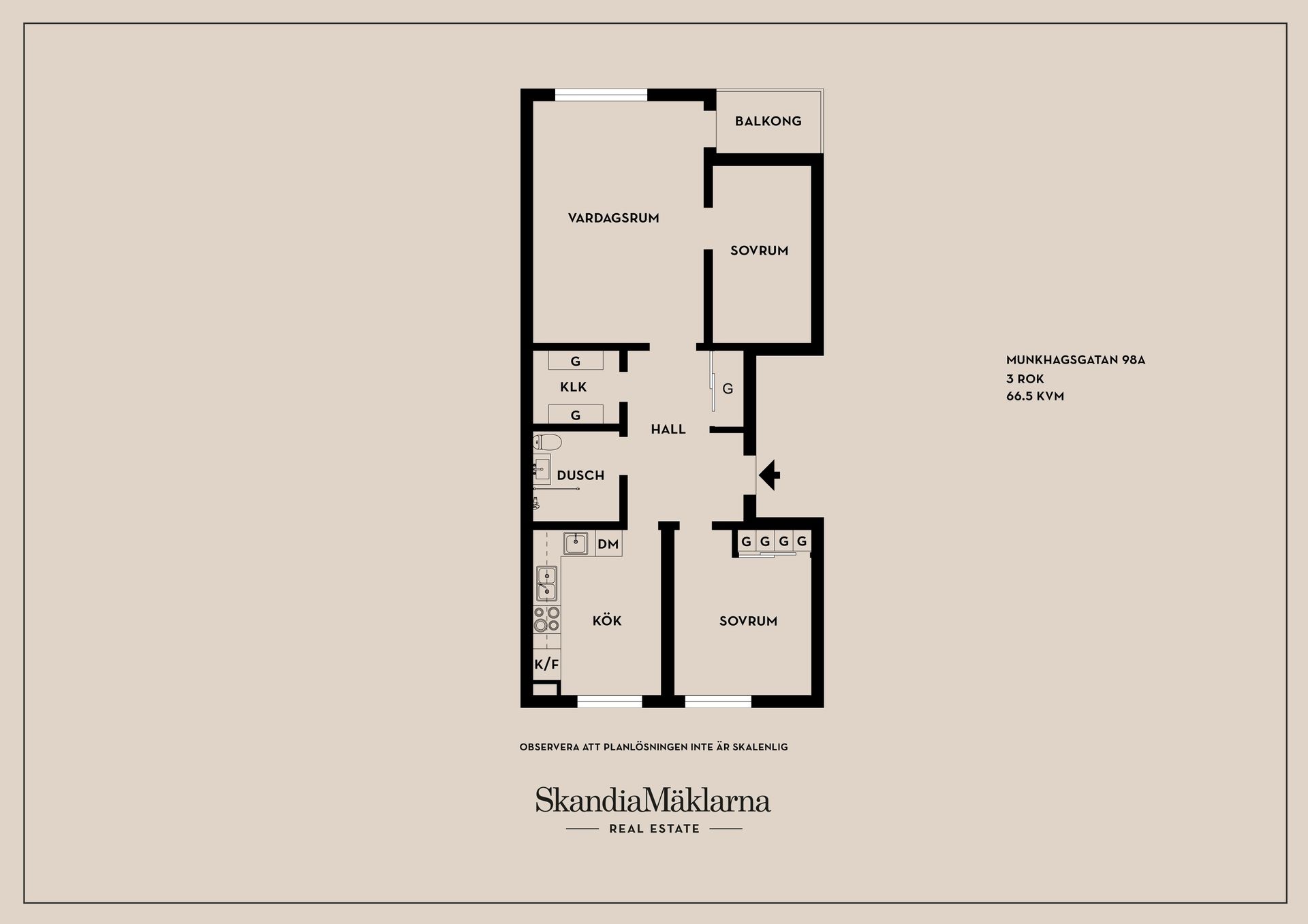 Bostadsrätt, Munkhagsgatan 98A, Johannelund, Linköping