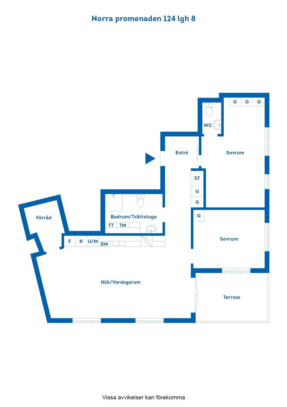Bostadsrätt, Norra Promenaden 124, Centralt, Norrköping
