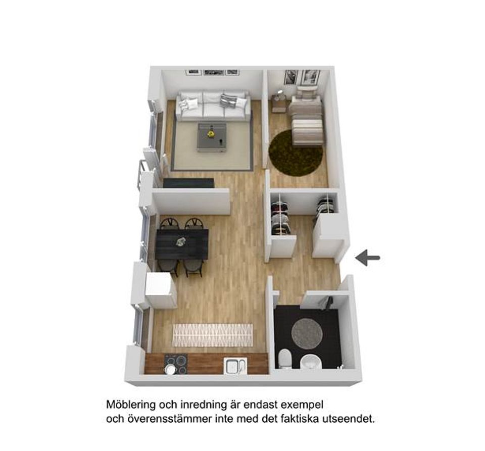 Bostadsrätt, Harmonigatan 6A, Sundsvall
