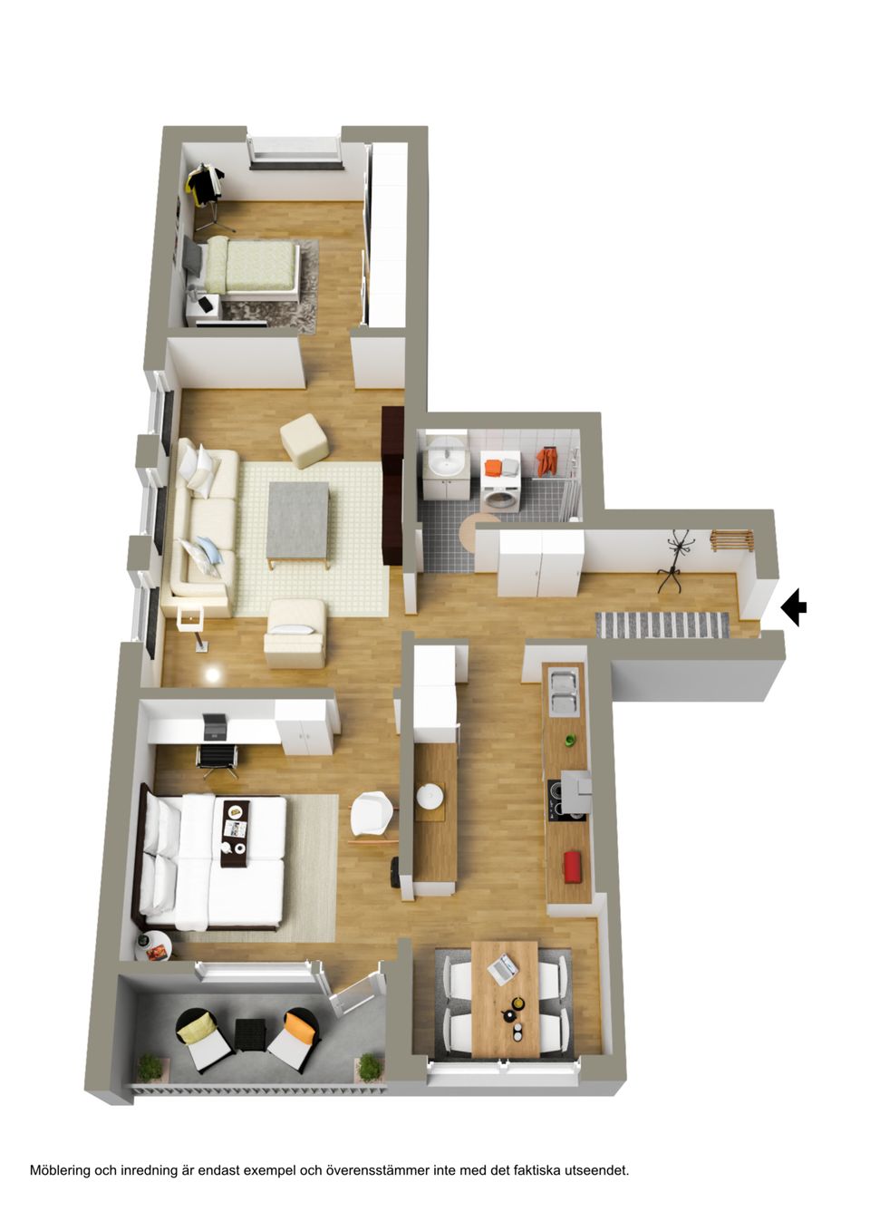 Bostadsrätt, Källgatan 7, Bergviken, Luleå