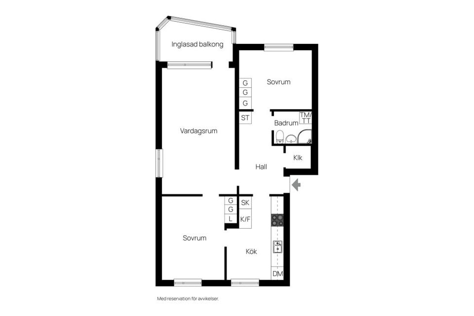Bostadsrätt, Källhagsgatan 43, Trandared, Borås