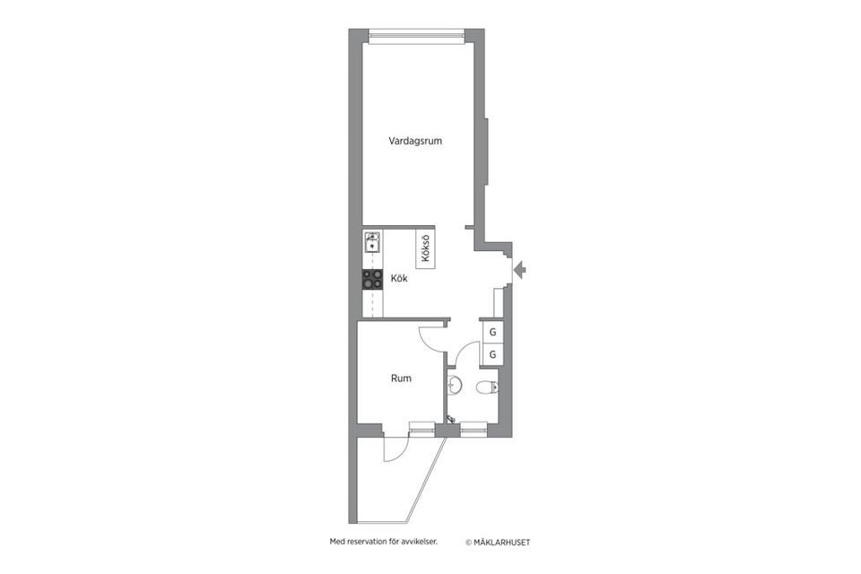 Bostadsrätt, Alingsåsvägen 31, Parkstaden, Borås