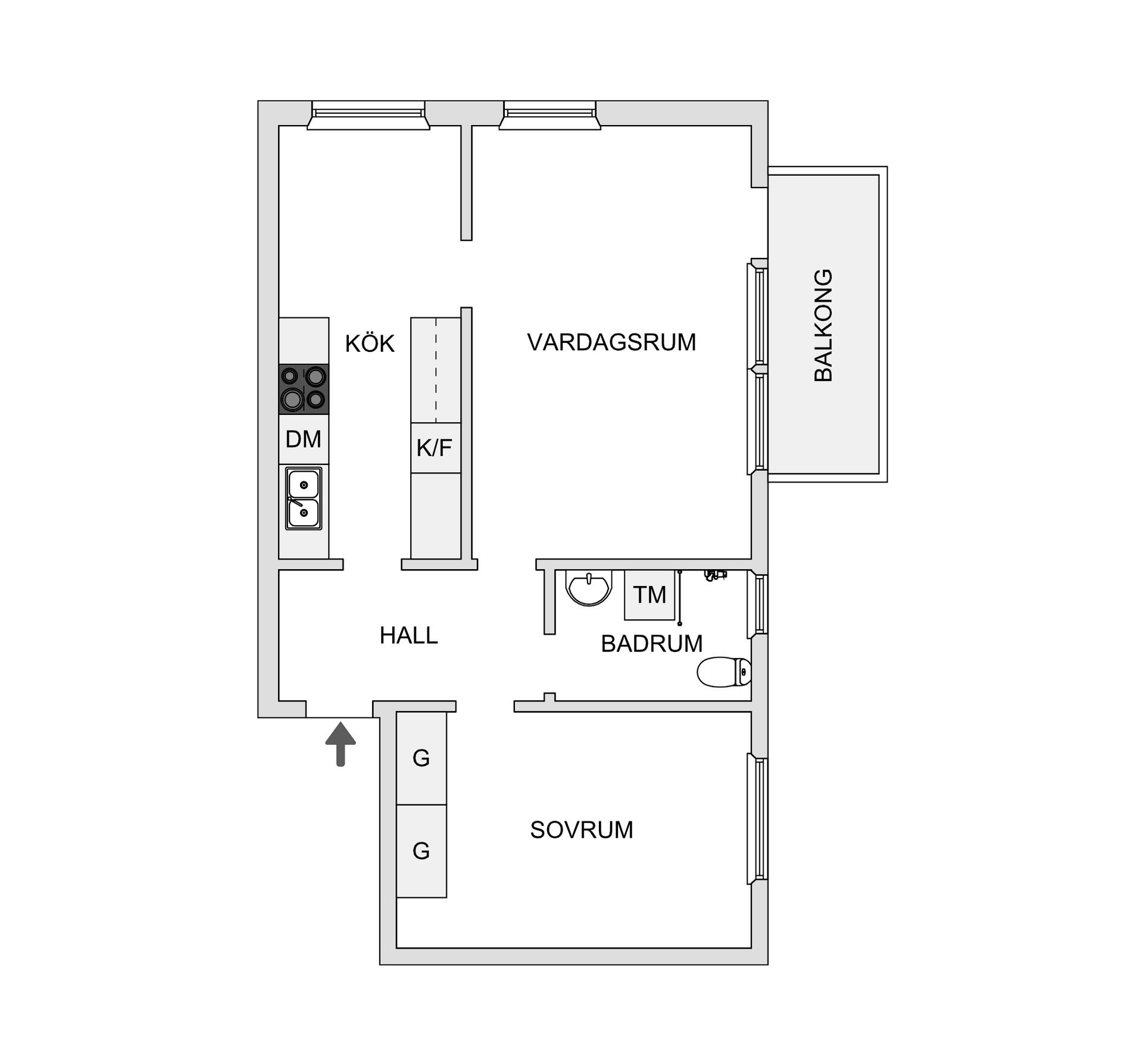 Bostadsrätt, Byvägen 14, Bohus, Ale