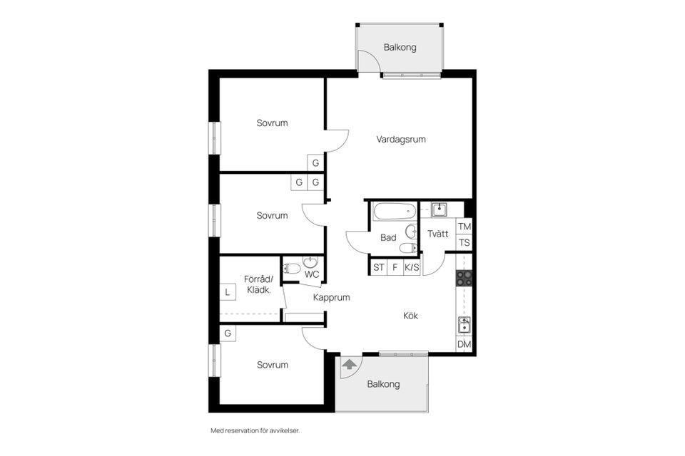 Bostadsrätt, Stämpelgatan 3 A, Björkhaga, Örebro
