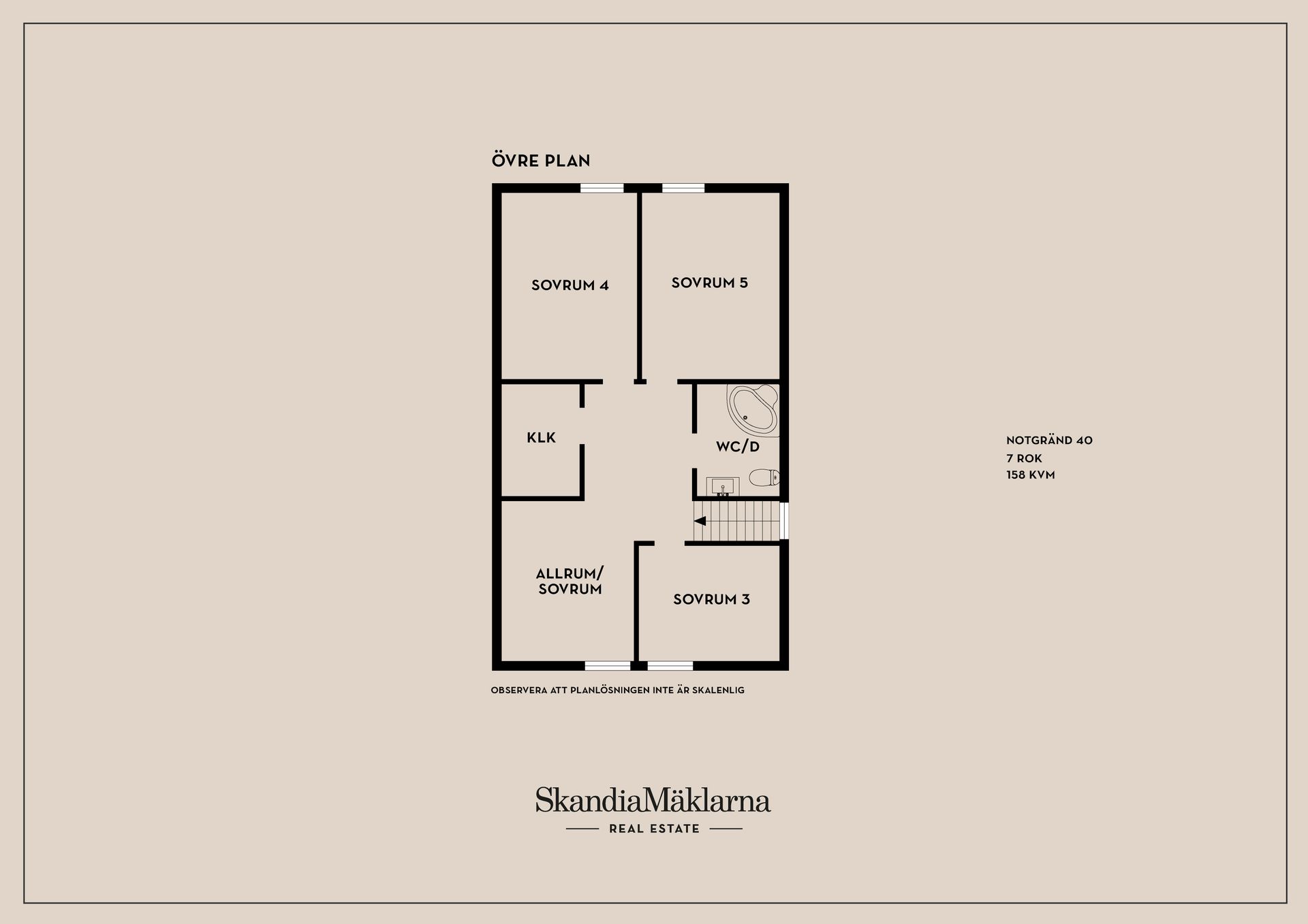 Radhus, Notgränd 40, Viksjö, Järfälla