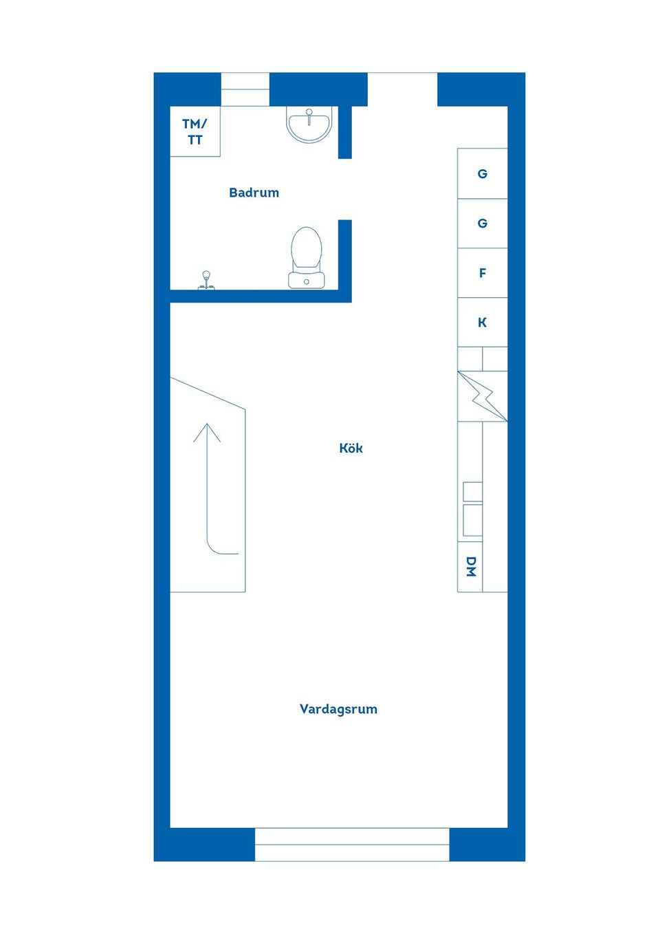 Bostadsrätt, Norra Skepparegränd 20 A, Trossö, Karlskrona