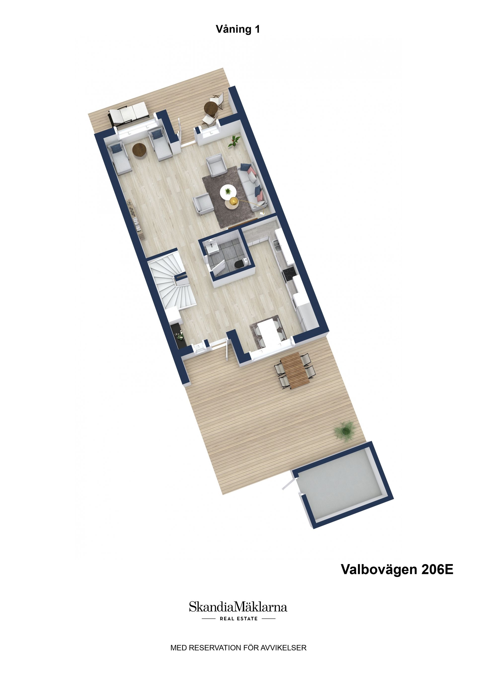 Radhus, Valbovägen 206E, Valbo, Gävle