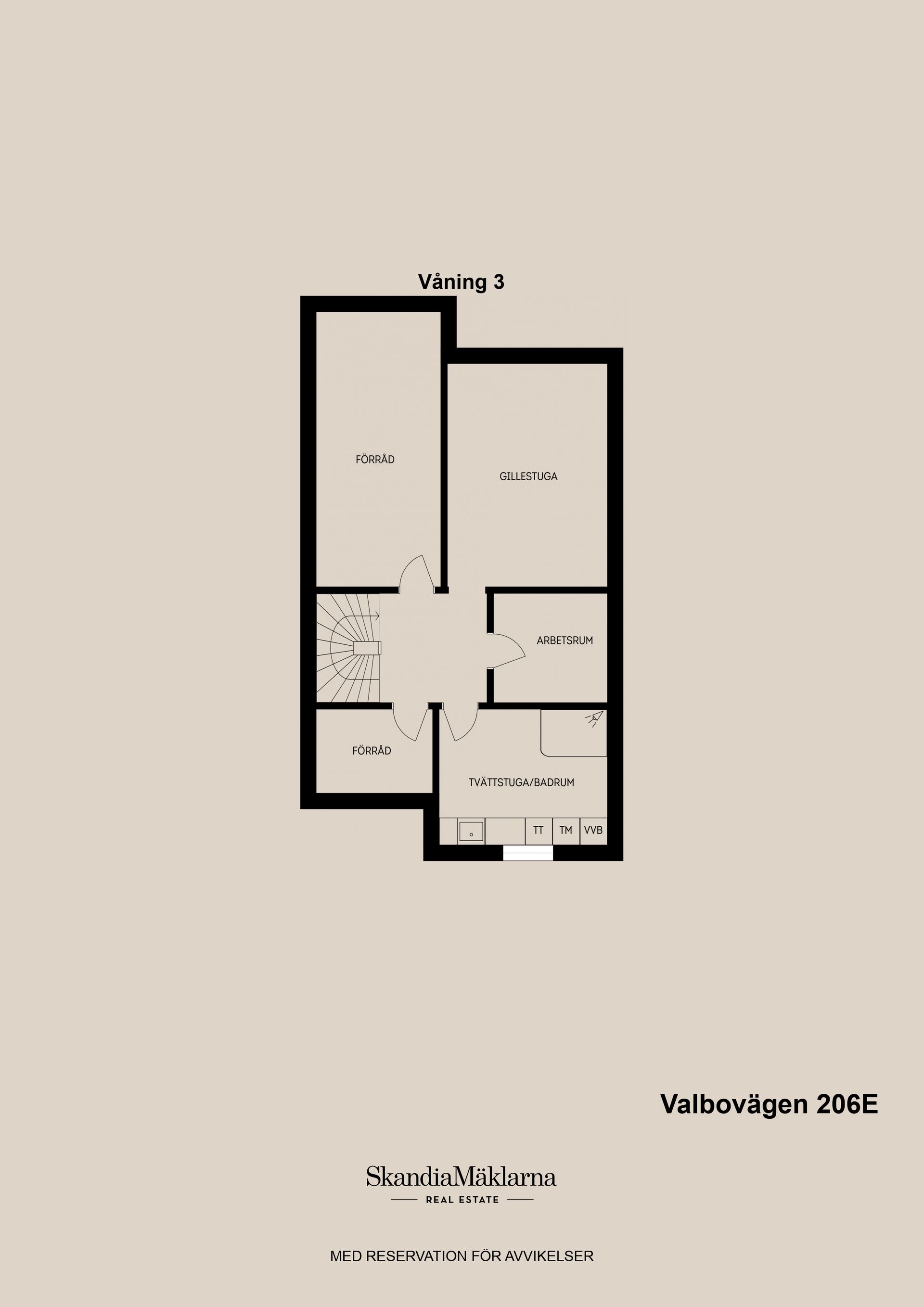 Radhus, Valbovägen 206E, Valbo, Gävle