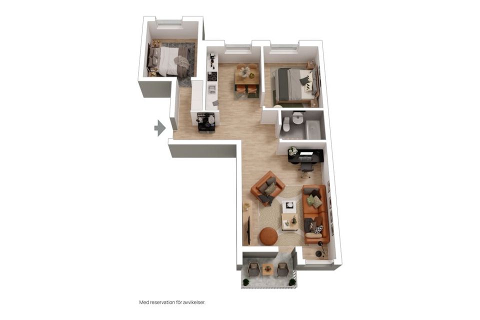 Bostadsrätt, Skogshyddegatan 33, Alideberg, Borås