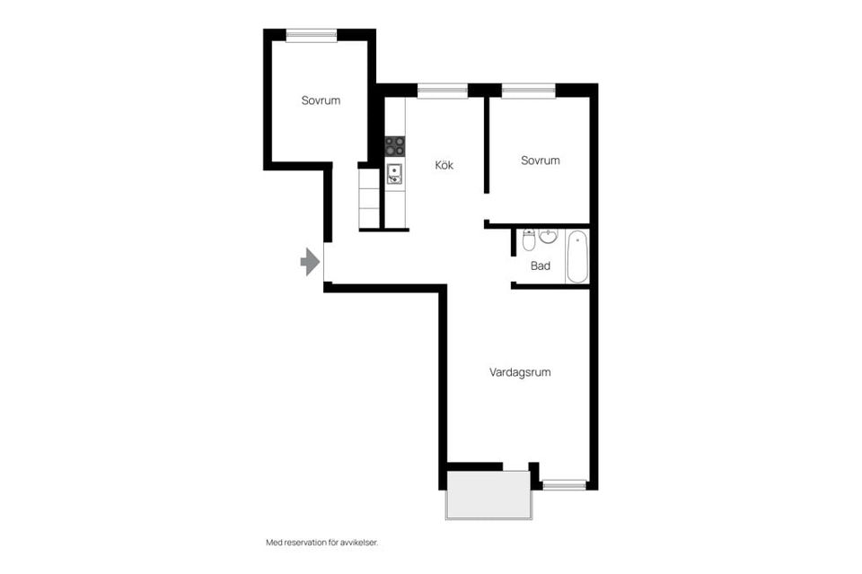 Bostadsrätt, Skogshyddegatan 33, Alideberg, Borås