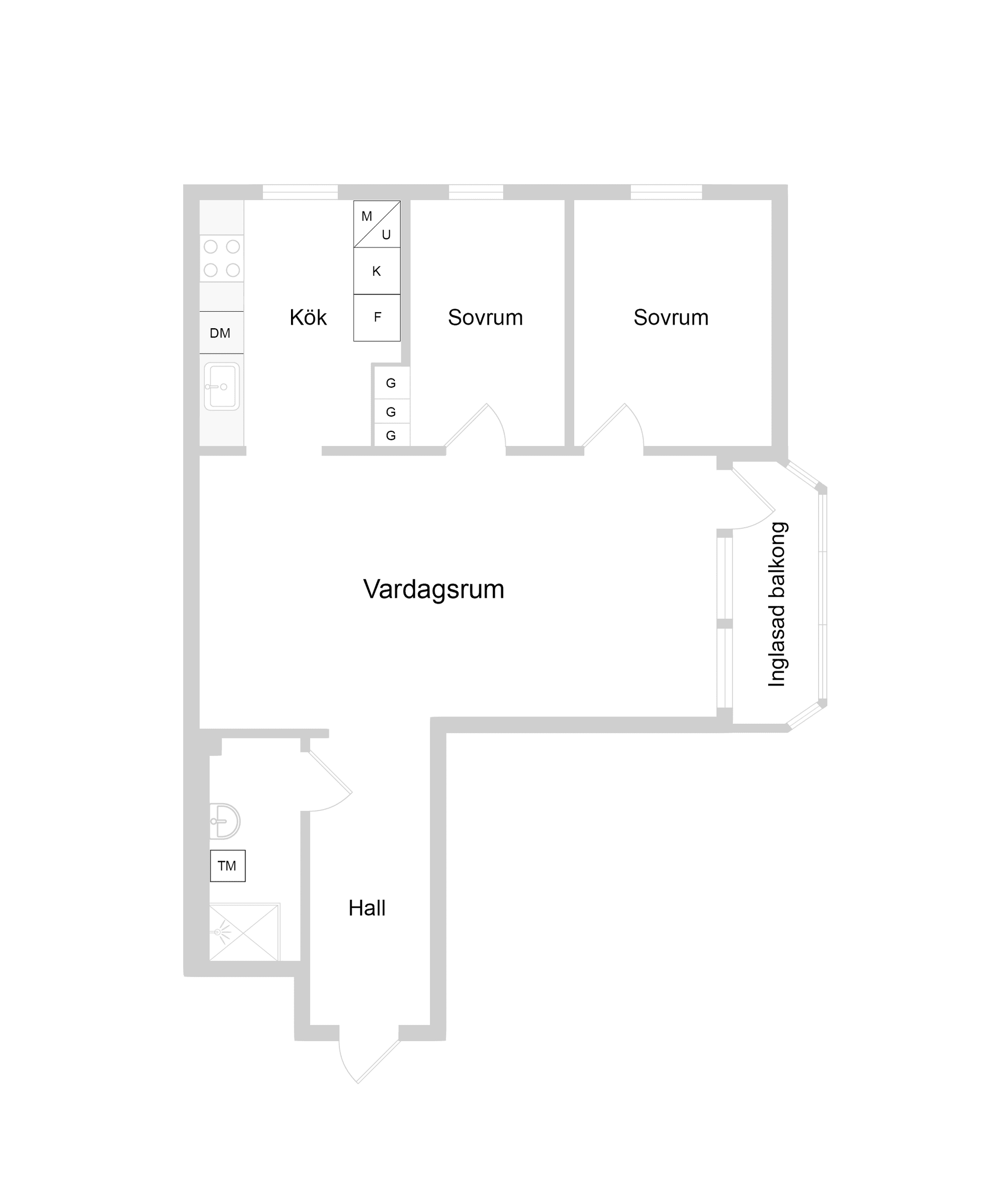 Bostadsrätt, Klingagatan 6, Skarphagen, Norrköping