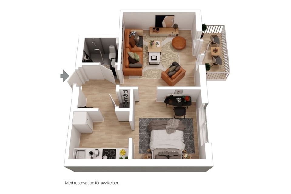 Bostadsrätt, Döbelnsgatan 3, Nedre Norrmalm / Centrum, Borås