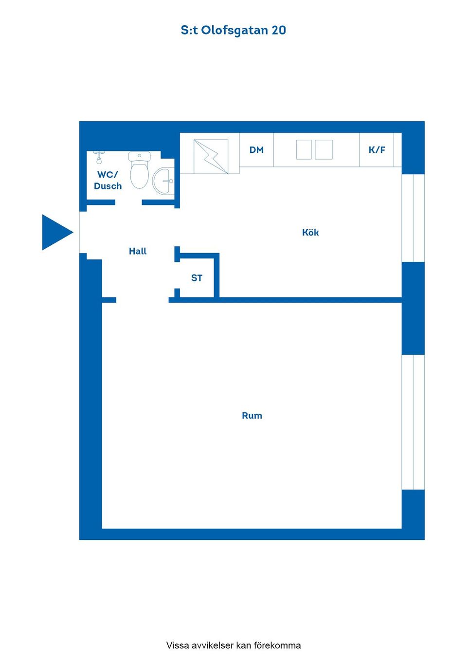 Bostadsrätt, S:t Olofsgatan 20, Söder, Norrköping