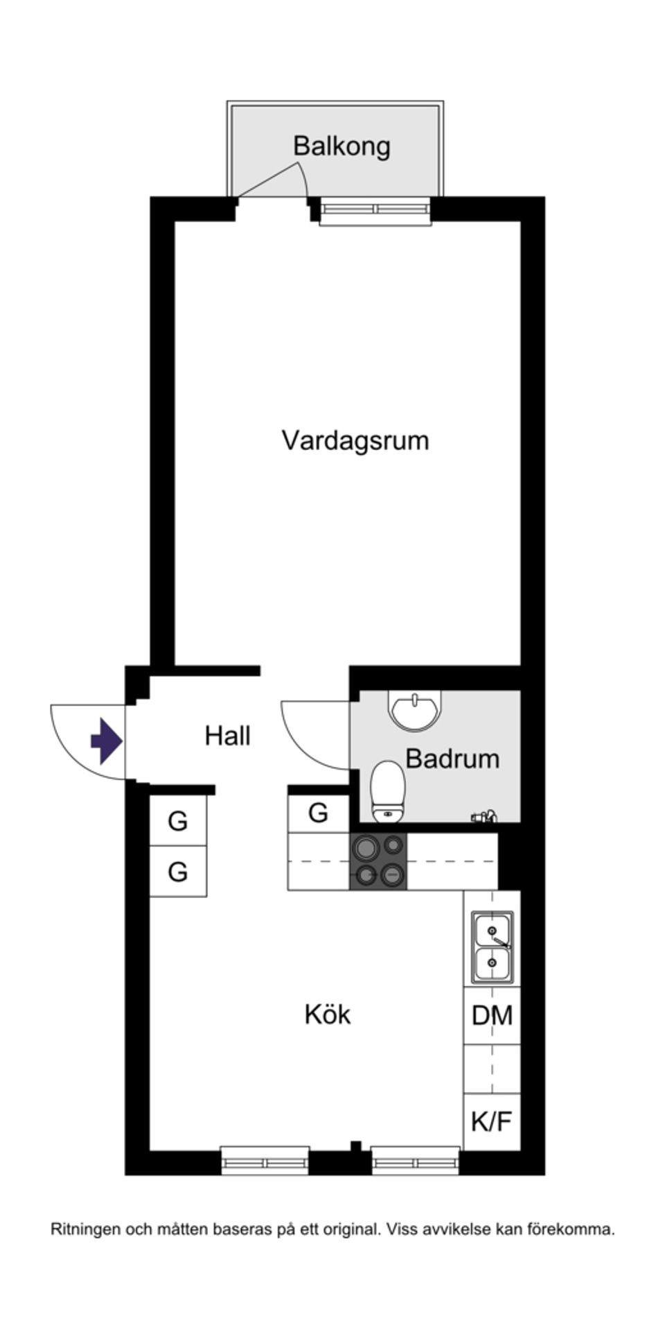 Bostadsrätt, Svartbäcksgatan 103D, Svartbäcken, Uppsala