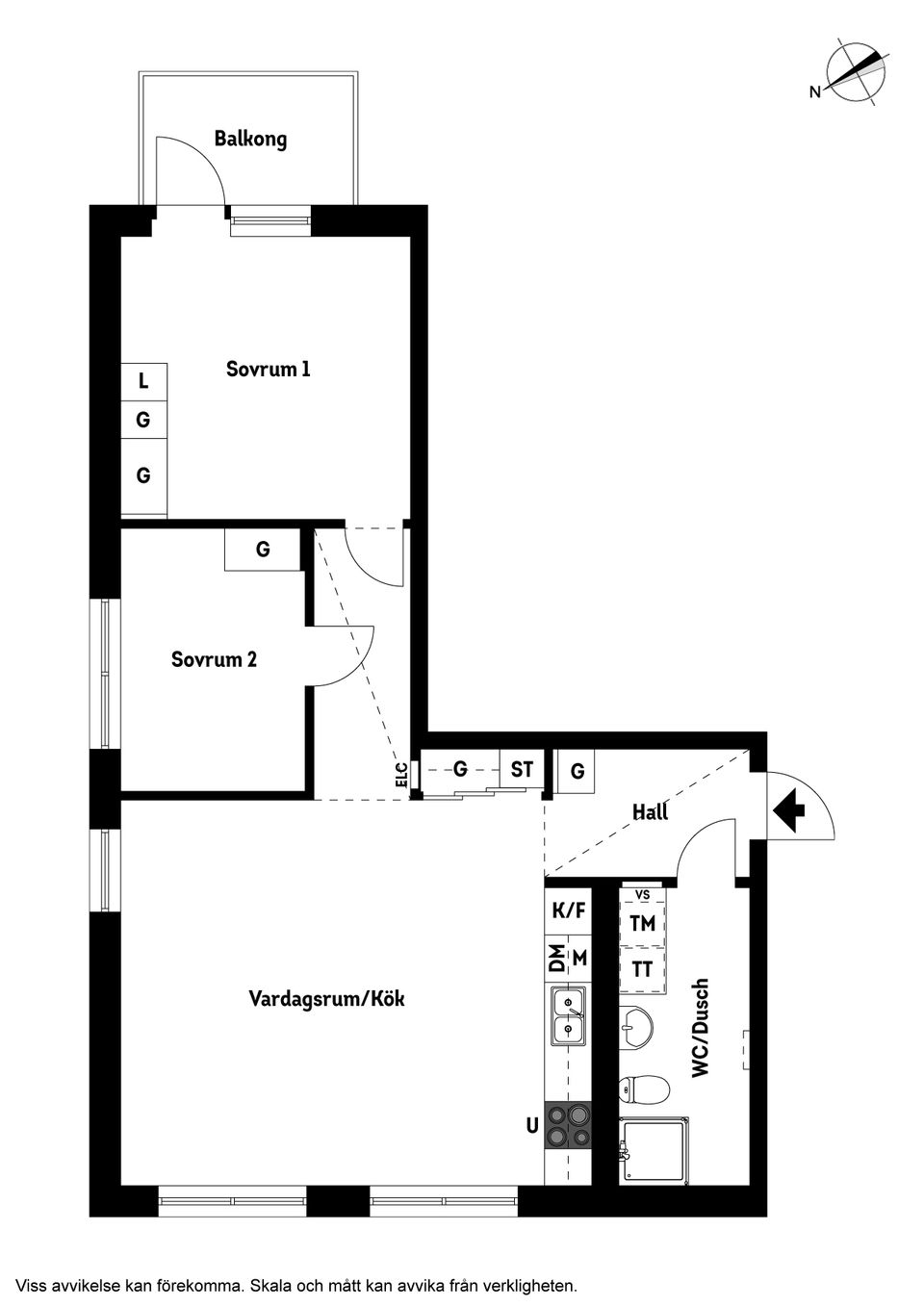 Bostadsrätt, Gunnarsberg 9, Centralt, Kungälv