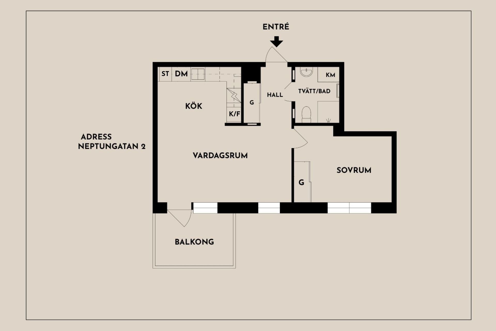 Bostadsrätt, Neptungatan 2, Öster Mälarstrand /Notudden, Västerås