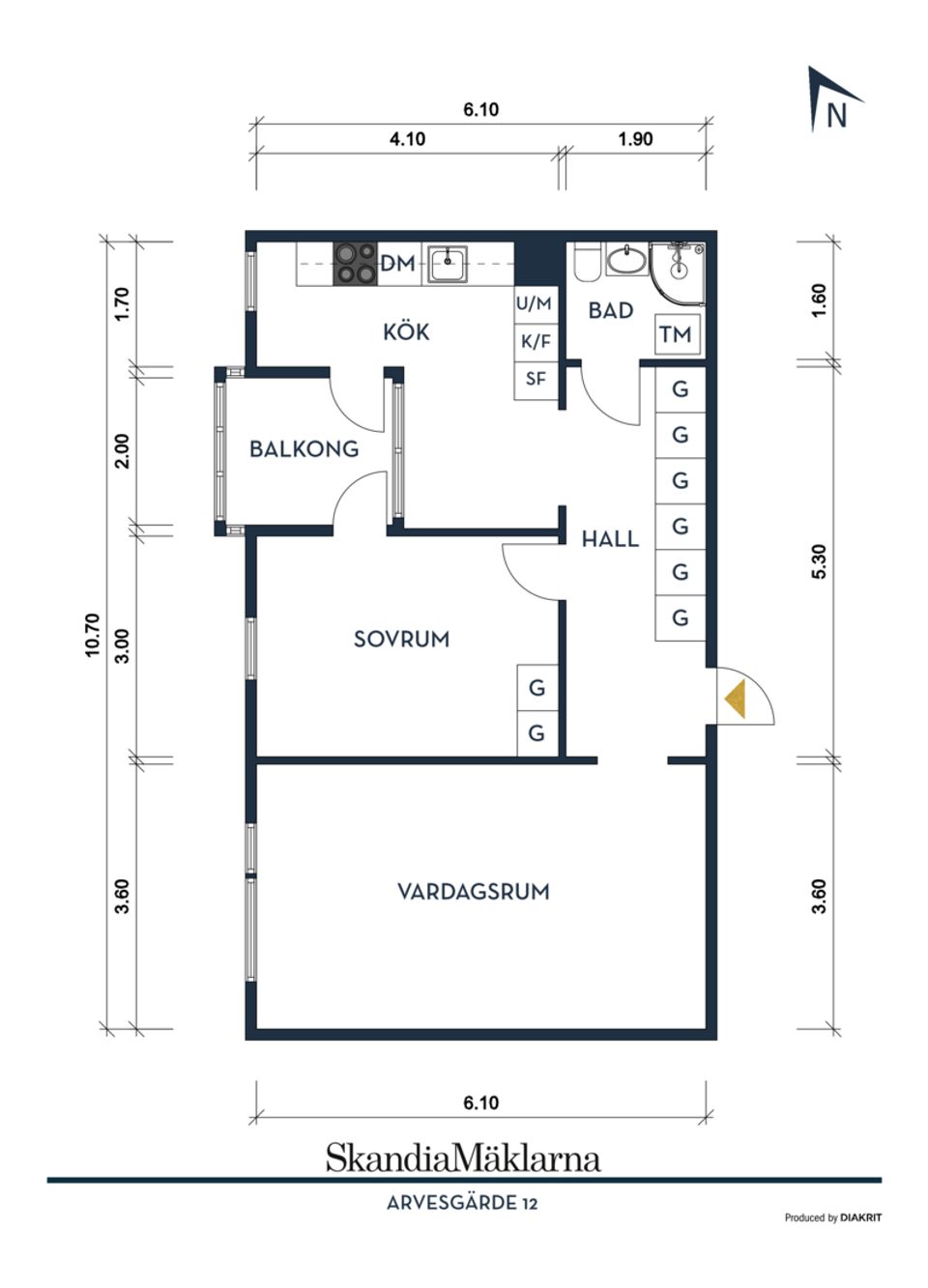 Bostadsrätt, Arvesgärde 12, Tuve, Göteborg