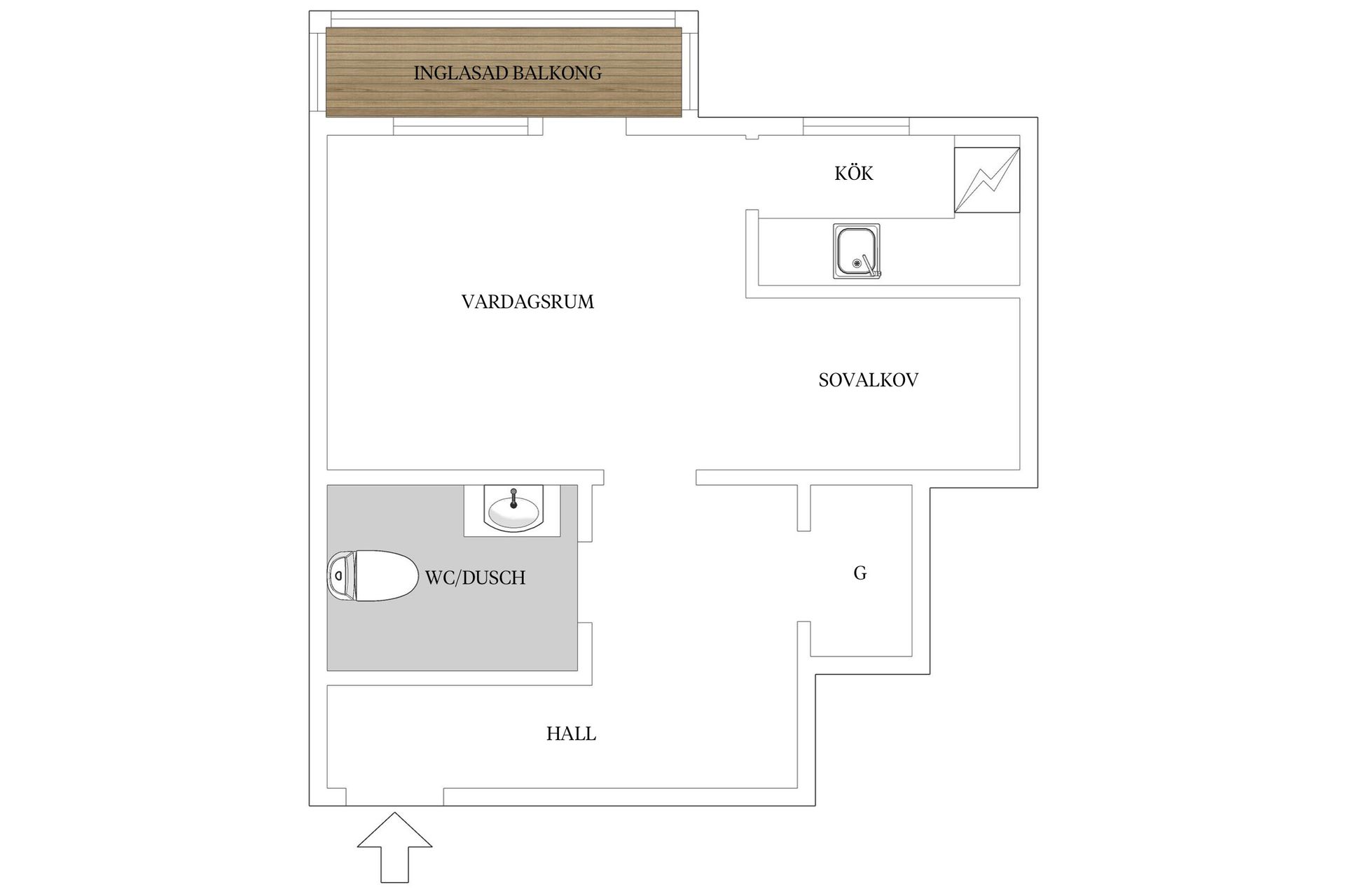 Bostadsrätt, Jönköpingsgatan 42B, Husensjö, Helsingborg