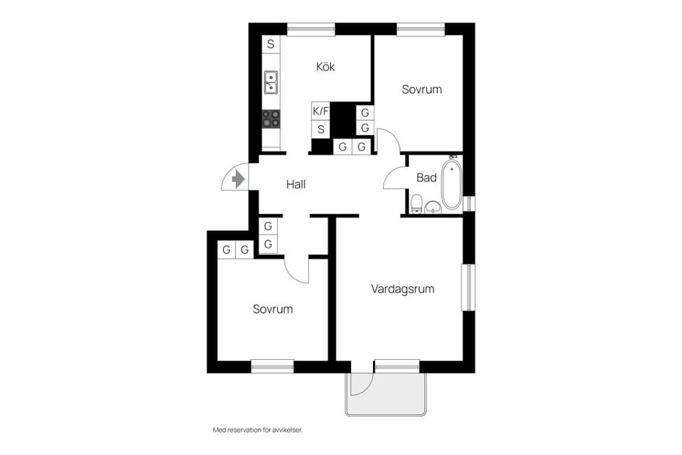 Bostadsrätt, Generatorgatan 3C, Högberget, Ludvika