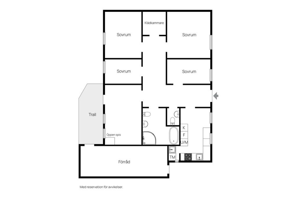 Radhus, Mellangrindsvägen 38D, Finspång