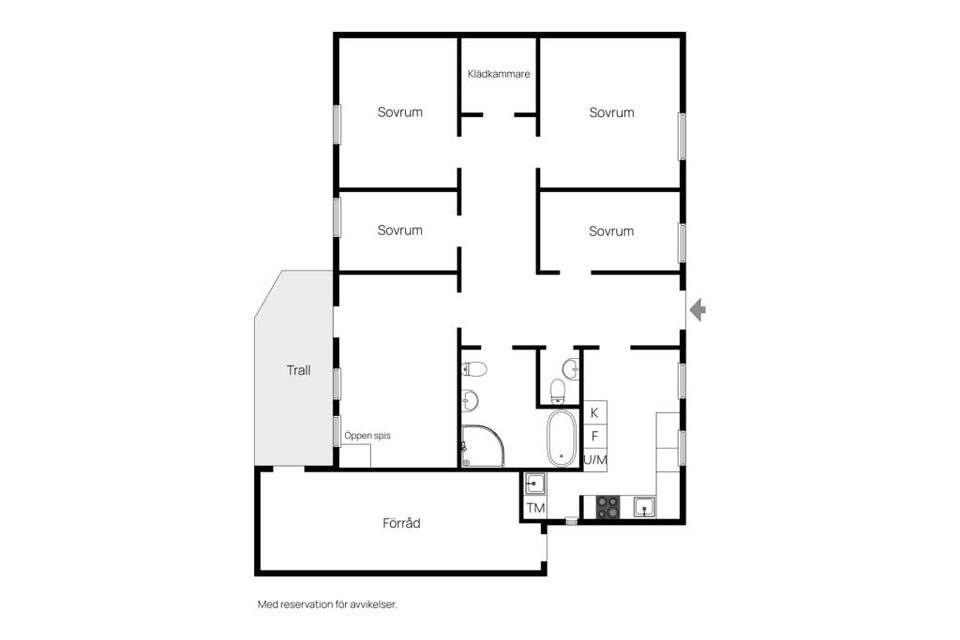 Radhus, Mellangrindsvägen 38D, Finspång