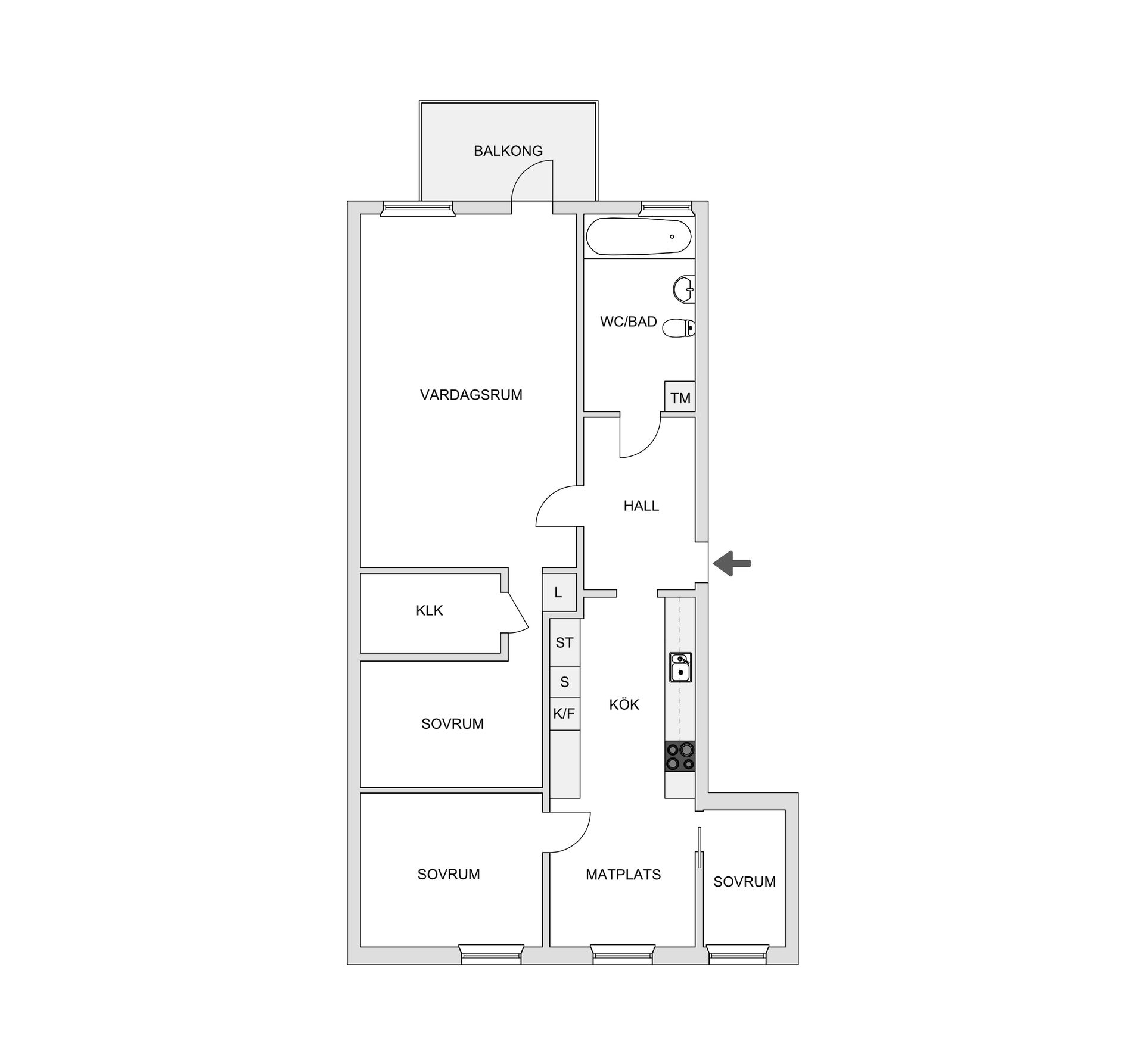 Bostadsrätt, Bollmoravägen 148, 1 tr, Tyresö Centrum, Tyresö