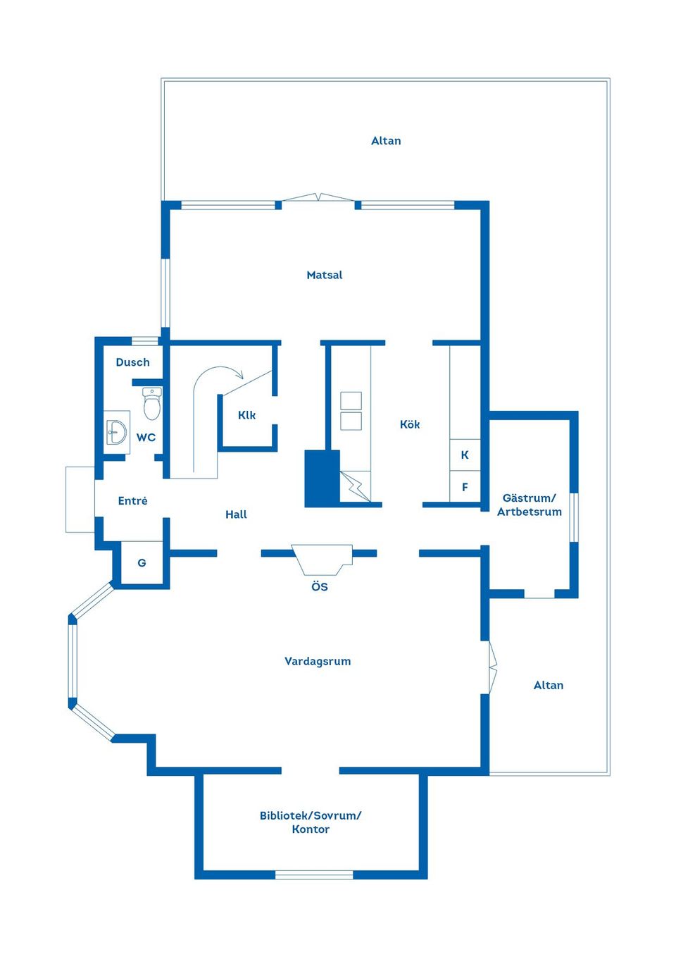 Villa, Bergsgatan 12, Mariefred, Strängnäs