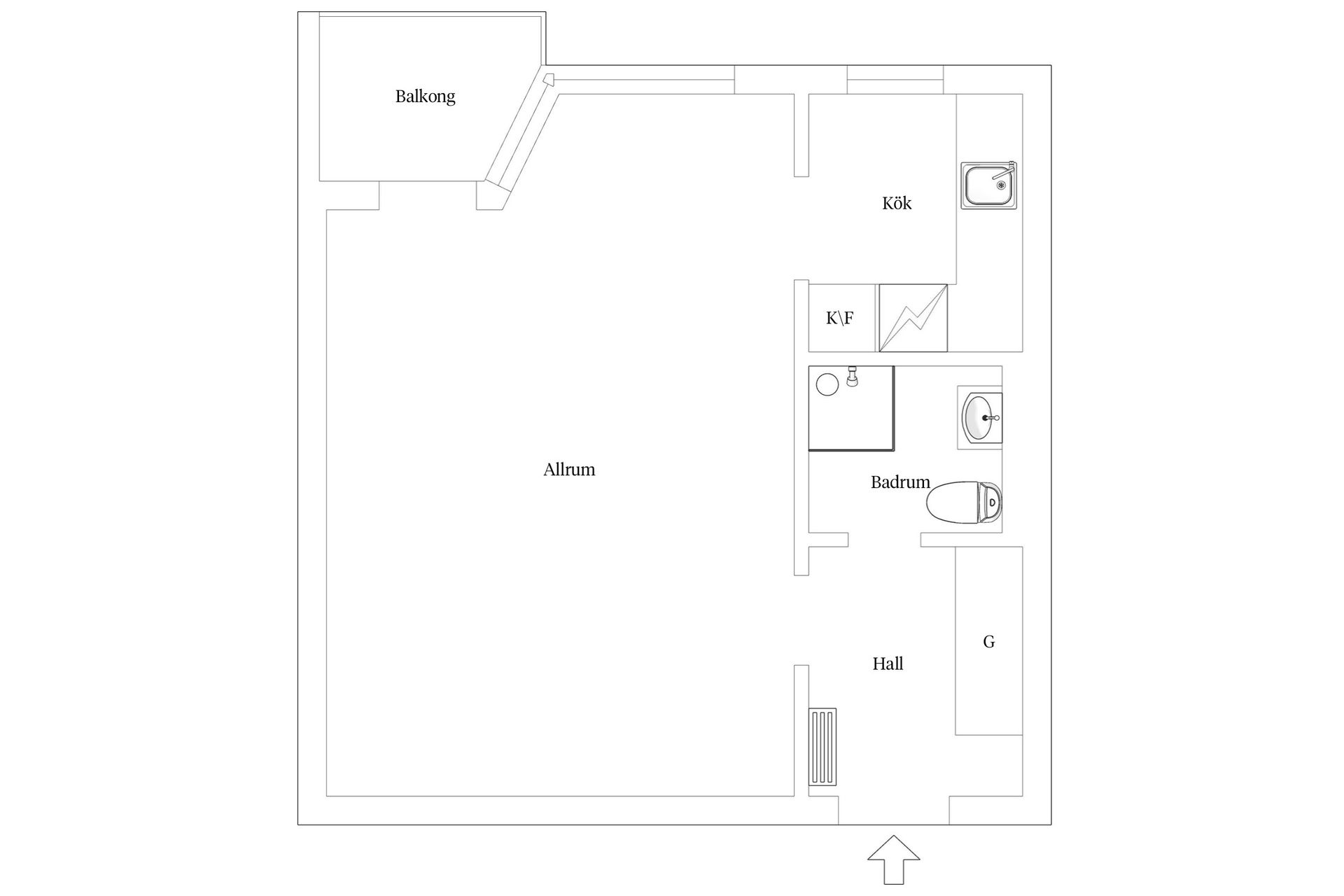 Bostadsrätt, Jägersrovägen 12A, Jägersro, Malmö