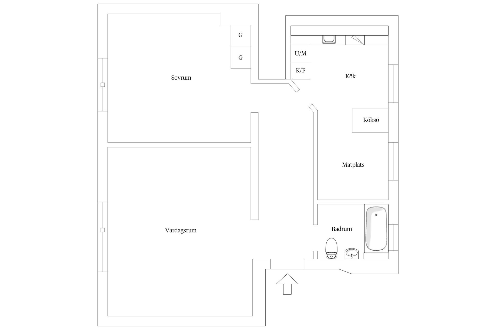 Bostadsrätt, Lars kaggsgatan 45B, Gamlestaden, Göteborg
