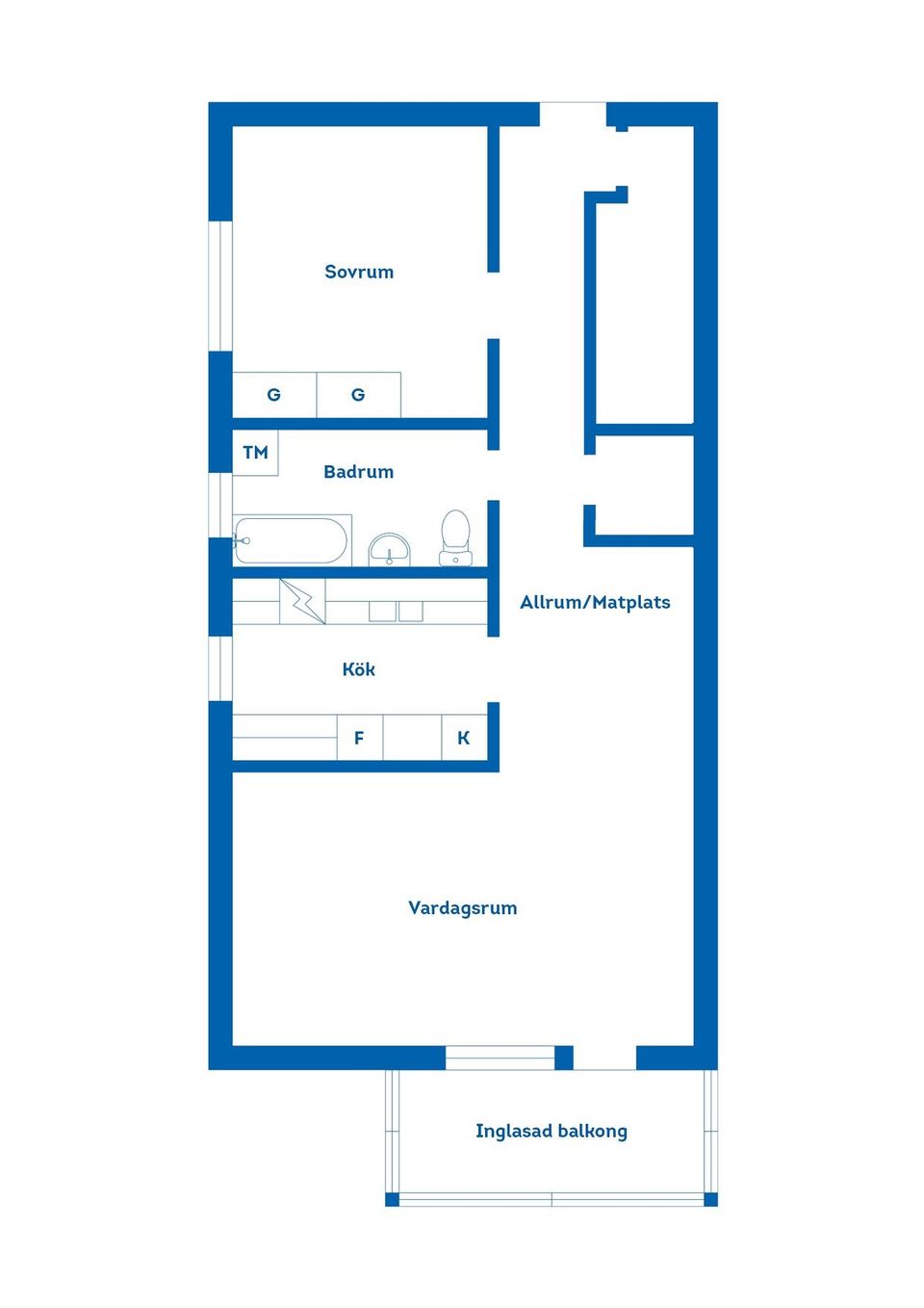 Bostadsrätt, Hyttgatan 76B, Centralt, Falun