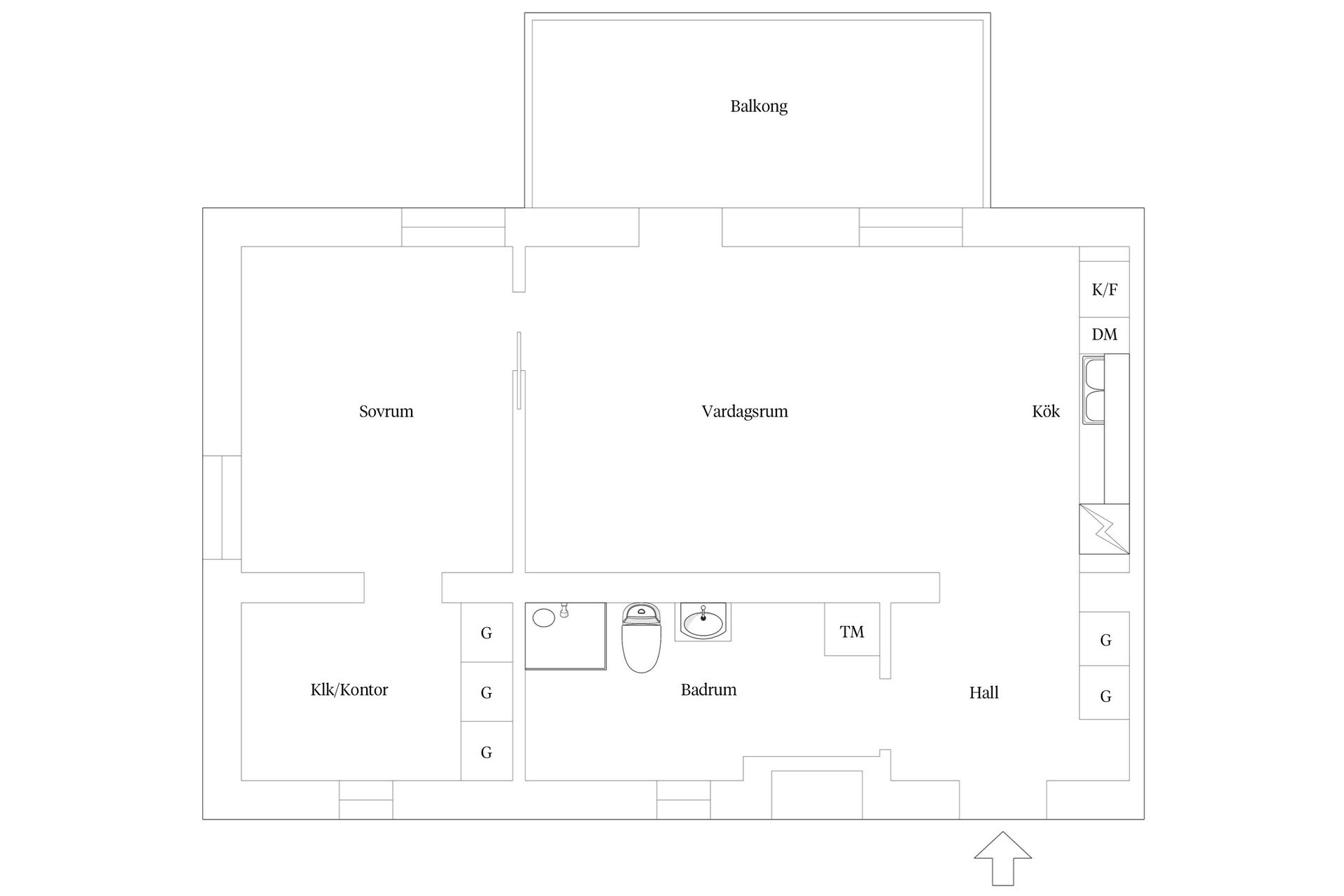 Bostadsrätt, Plutos gränd 5F, Östra Lugnet, Växjö