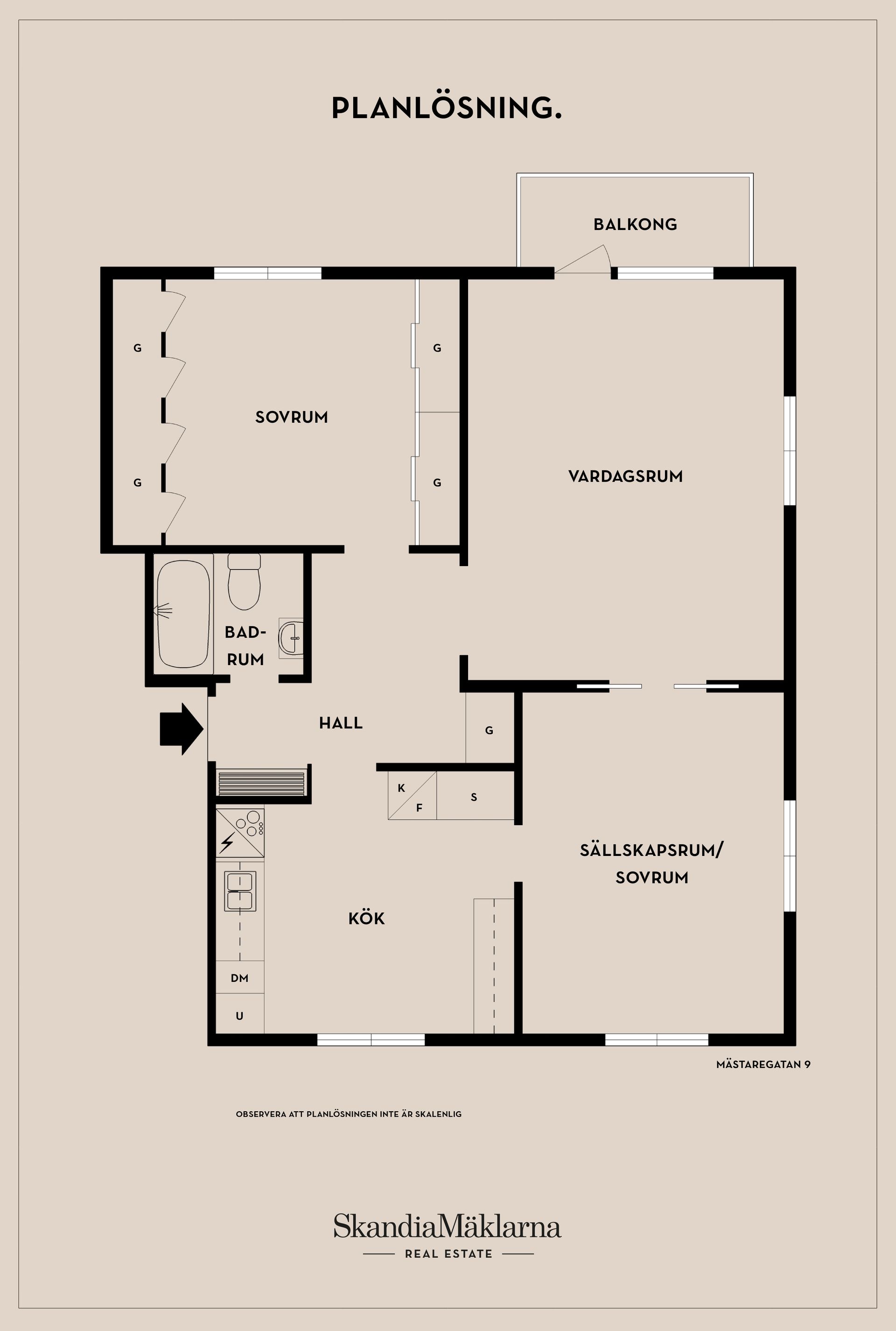 Bostadsrätt, Mästaregatan 9, Huskvarna - Centrum, Jönköping