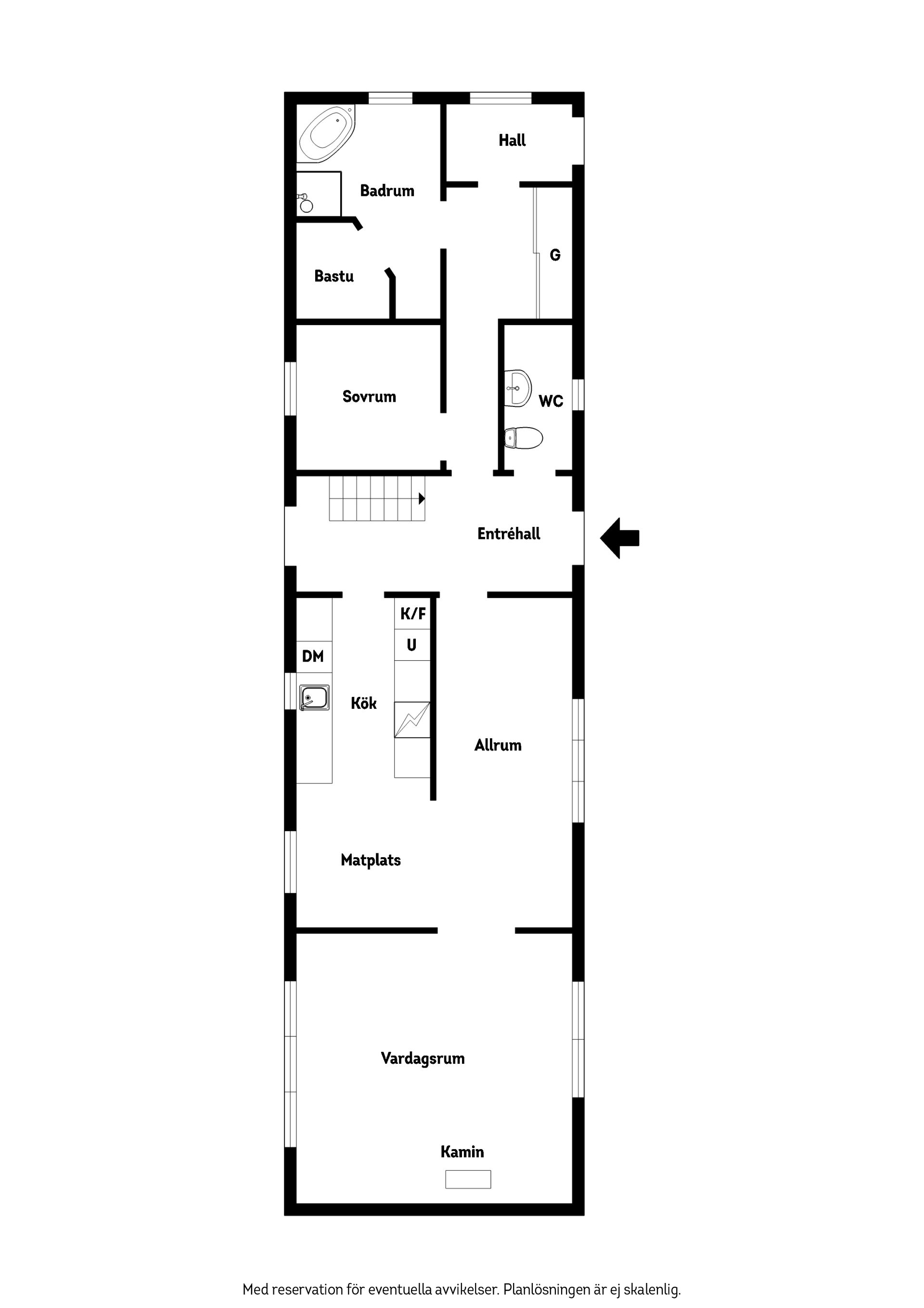 Villa, Östervångsvägen 11, Tollarp, Kristianstad