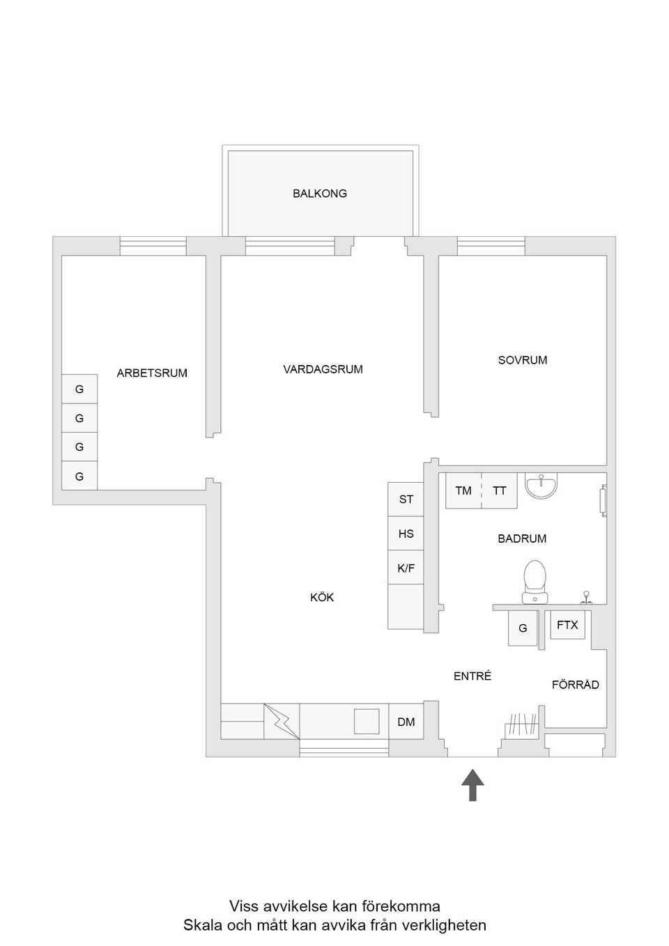 Bostadsrätt, Ängsmarksvägen 25D, Enköping