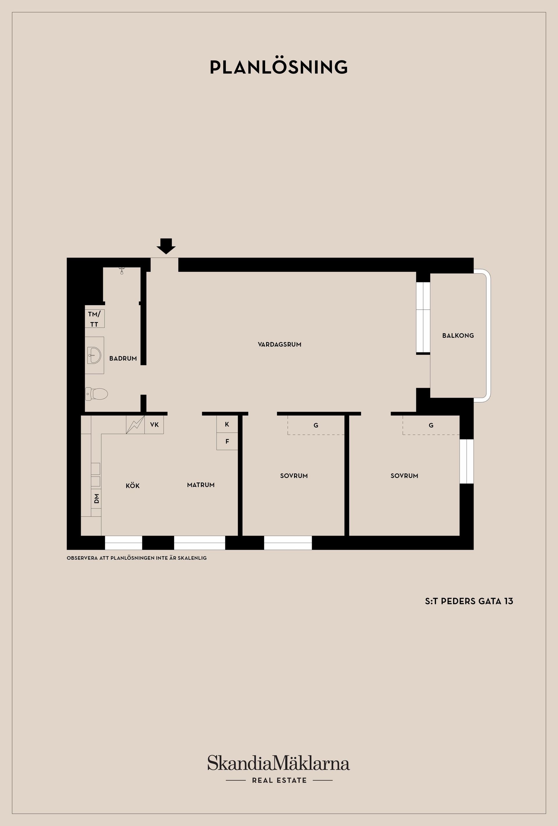 Bostadsrätt, S:t Peders gata 13, Helsingborg