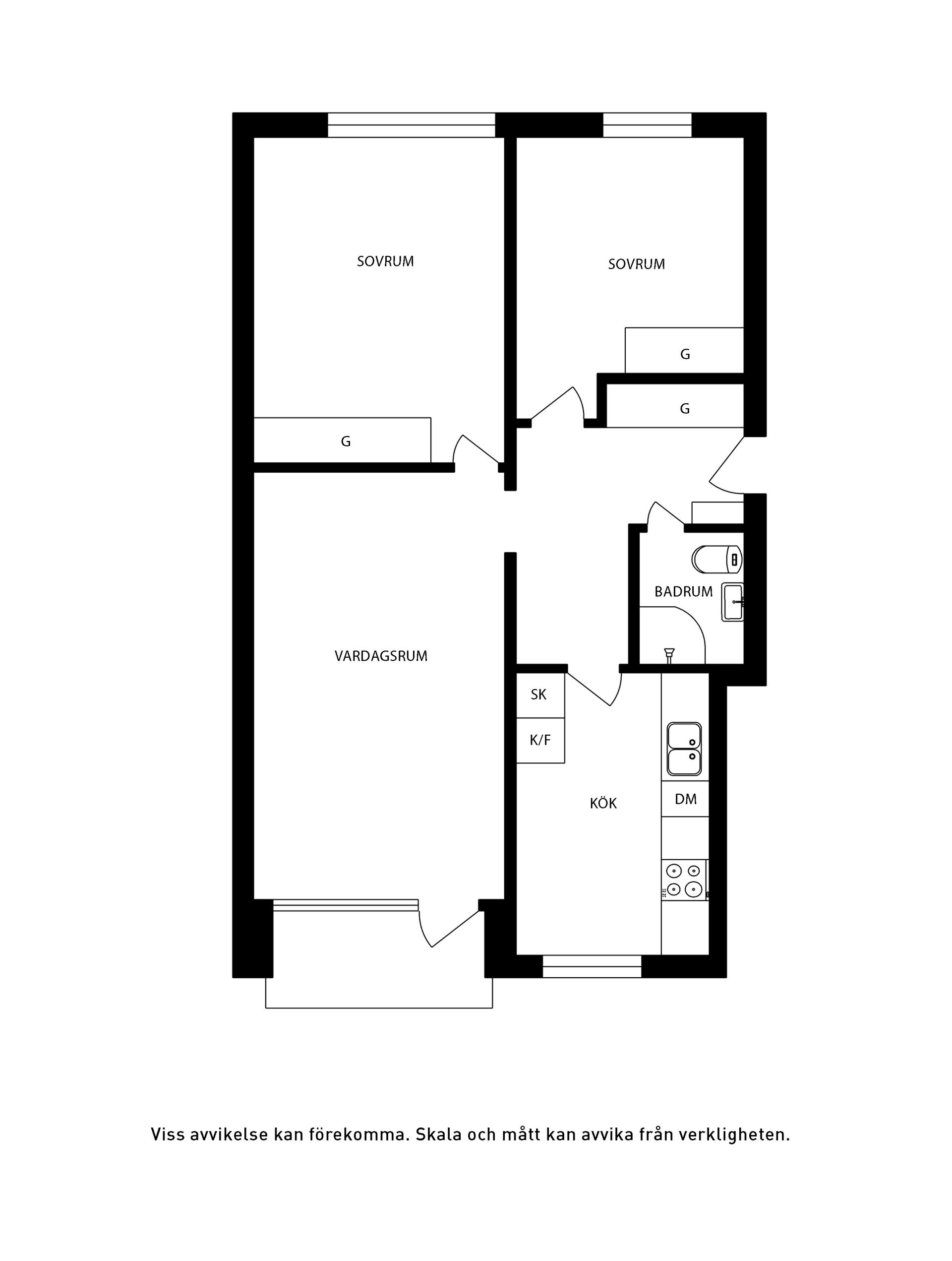 Bostadsrätt, Östra Kvarngatan 12, Centralt Öster, Nyköping
