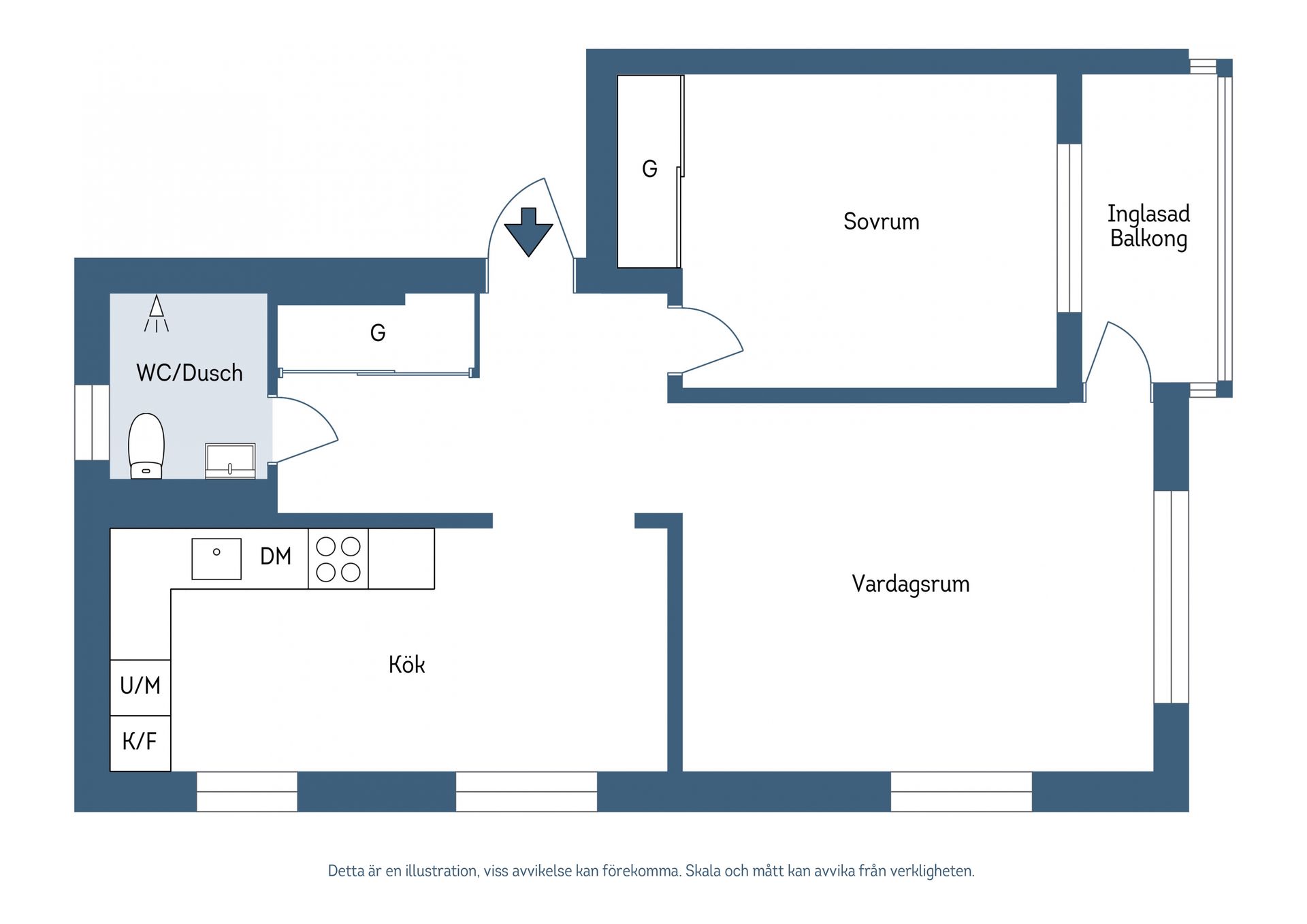 Bostadsrätt, Majorsgatan 4D, Norrmalm, Skövde