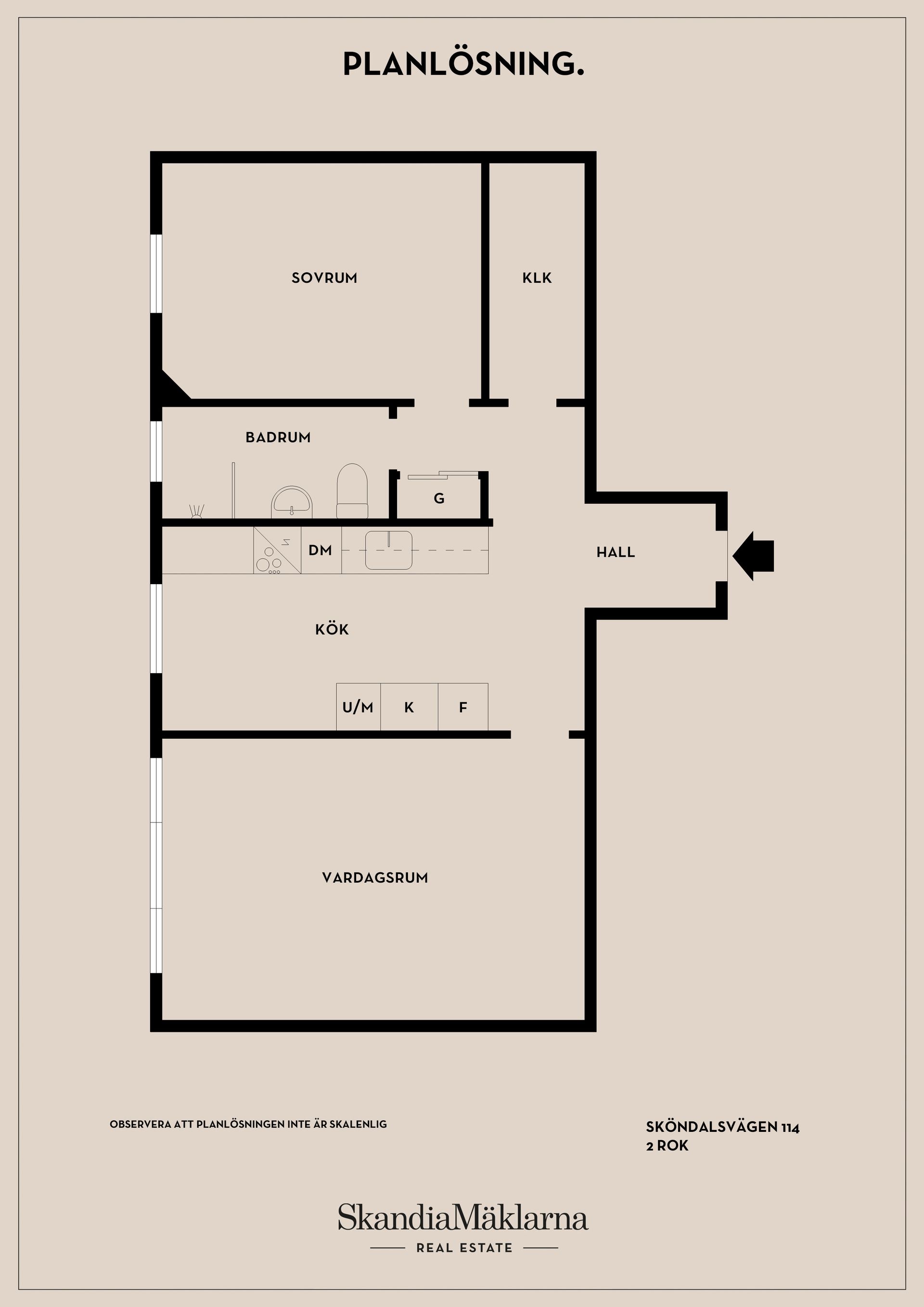 Bostadsrätt, Sköndalsvägen 114, Sköndal, Stockholm