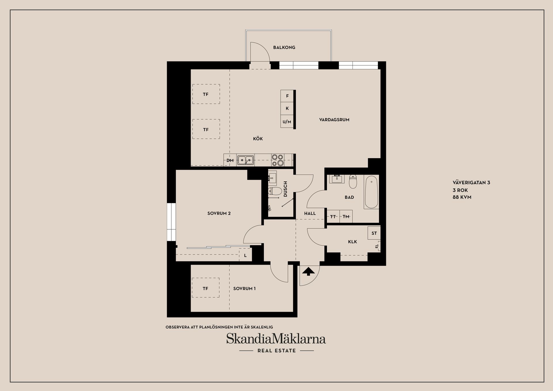 Bostadsrätt, Väverigatan 3, Ebbepark, Linköping