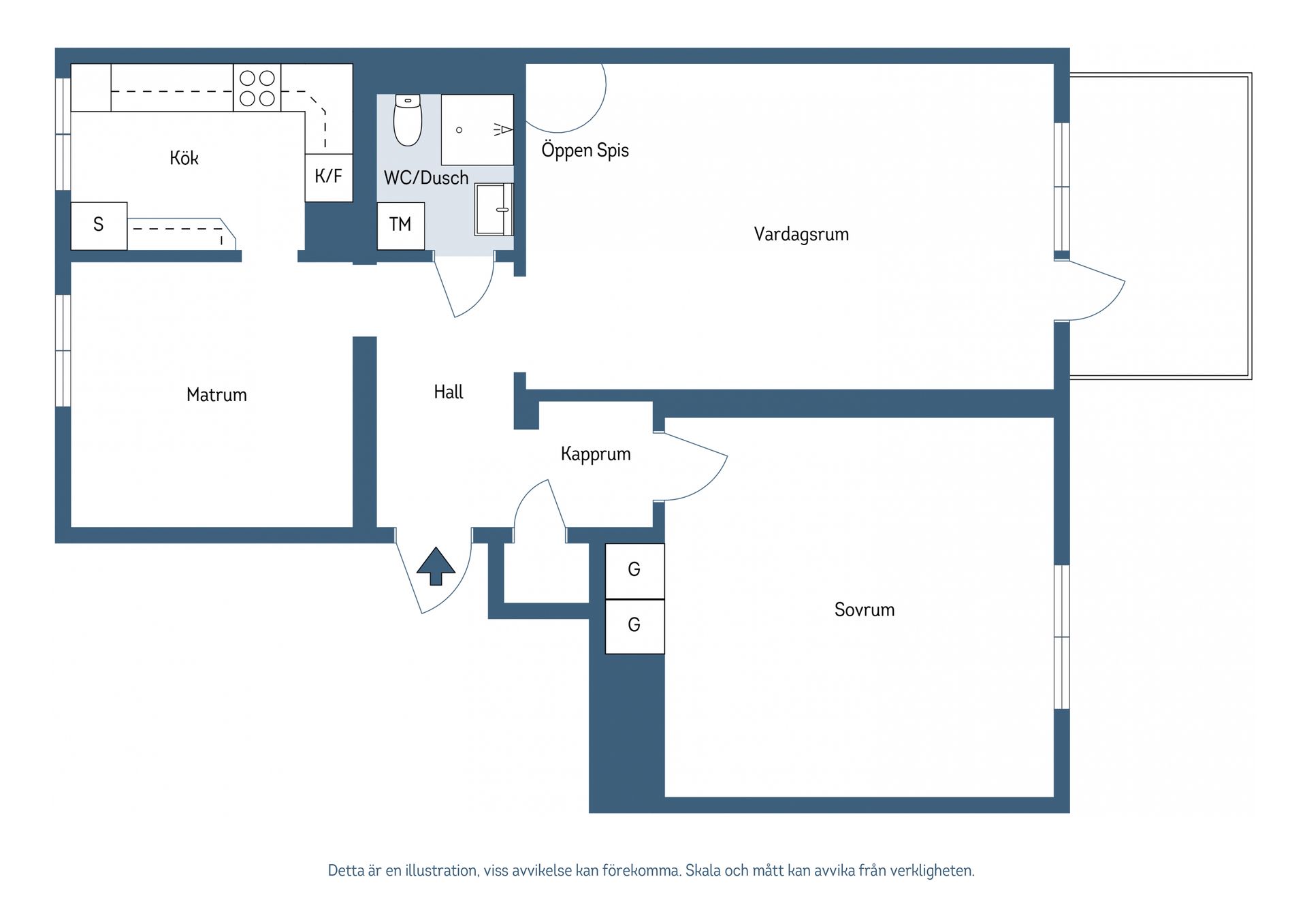 Bostadsrätt, Älgstigen 1B, Vasastaden, Skövde