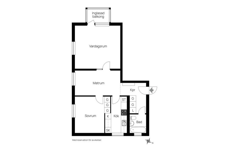 Bostadsrätt, Hertings Allé 11b, Herting, Falkenberg