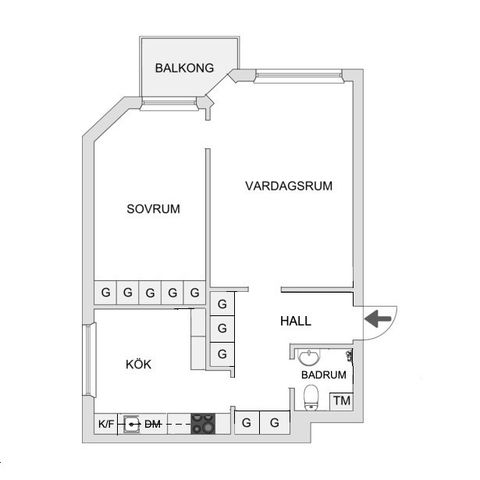 Bostadsrätt, Furulundsgatan 18, Tullen, Borås